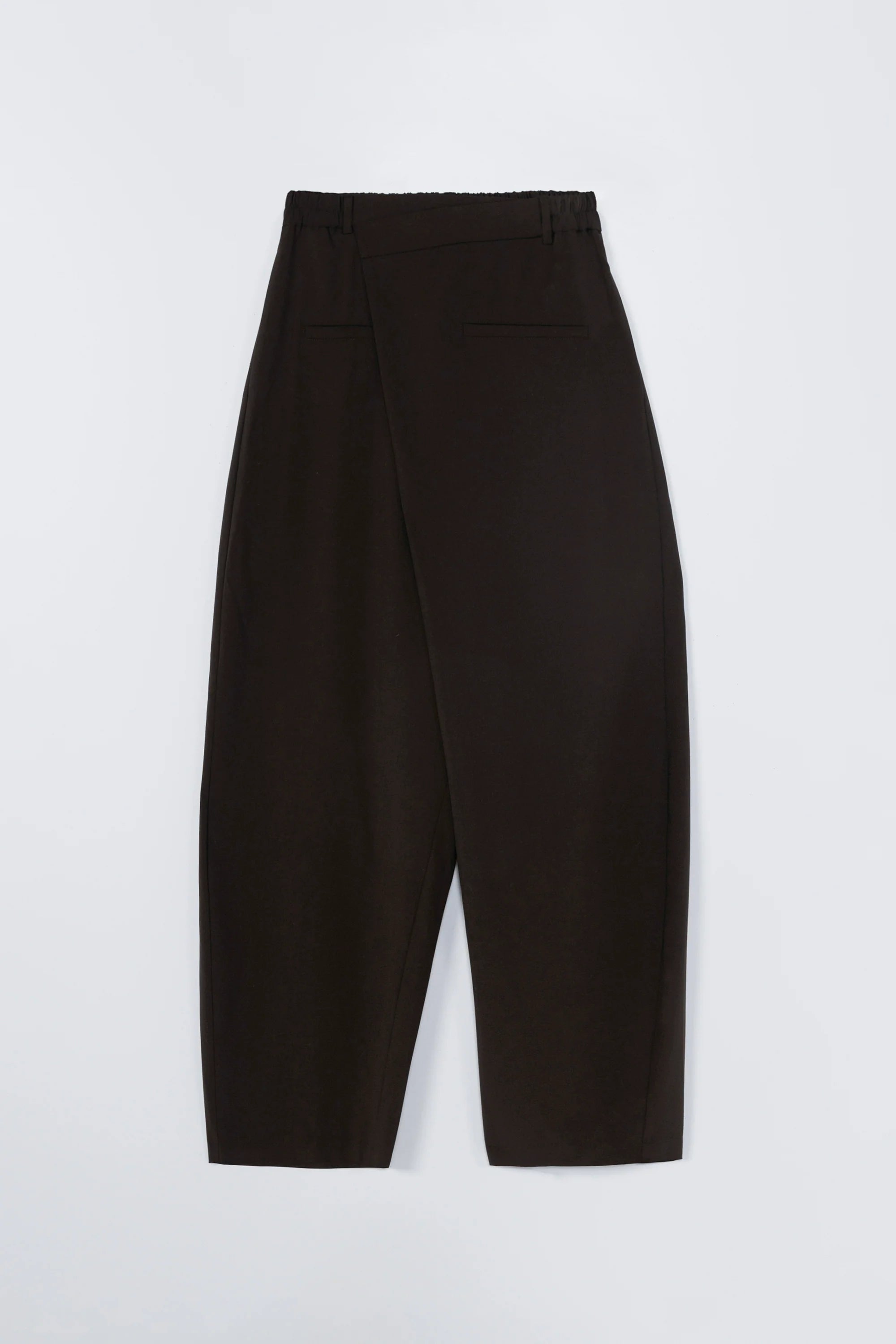 Tailoring Crossover Pants // Dark Brown