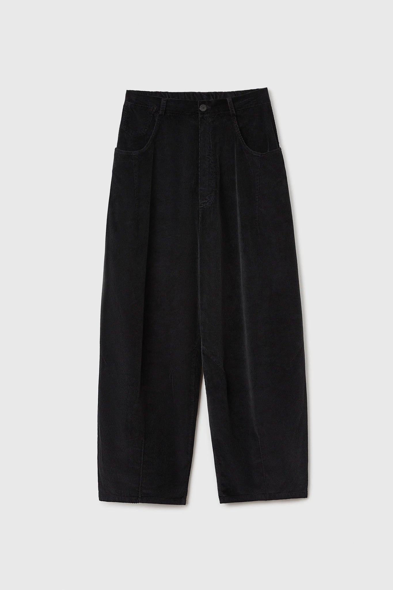 Corduroy Baggy Pants // Black