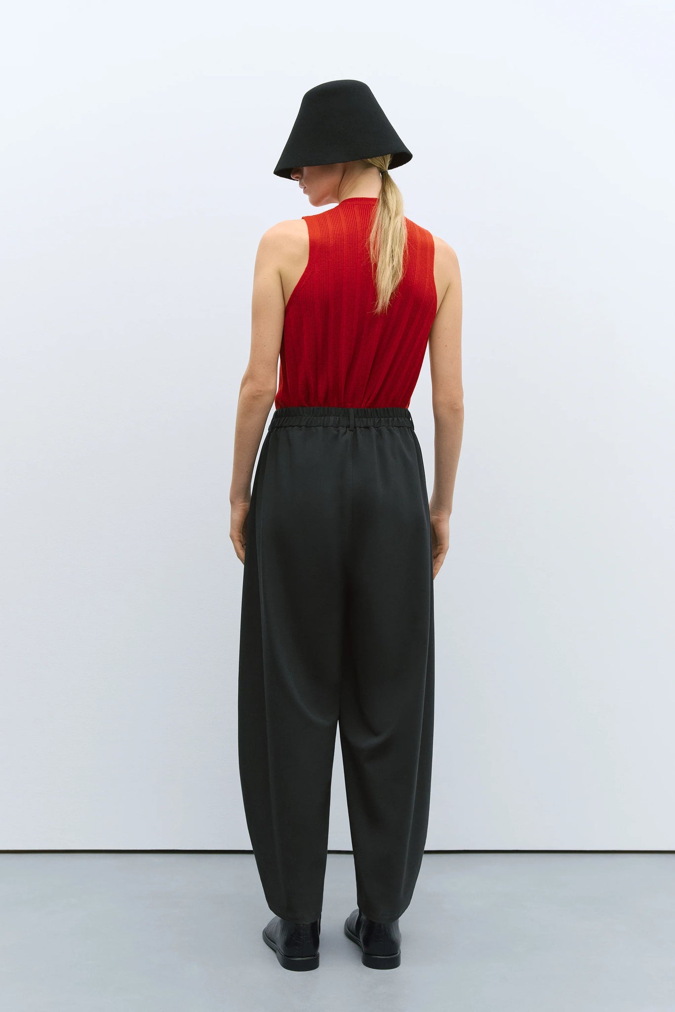 Tailoring Cross Over Pants // Black