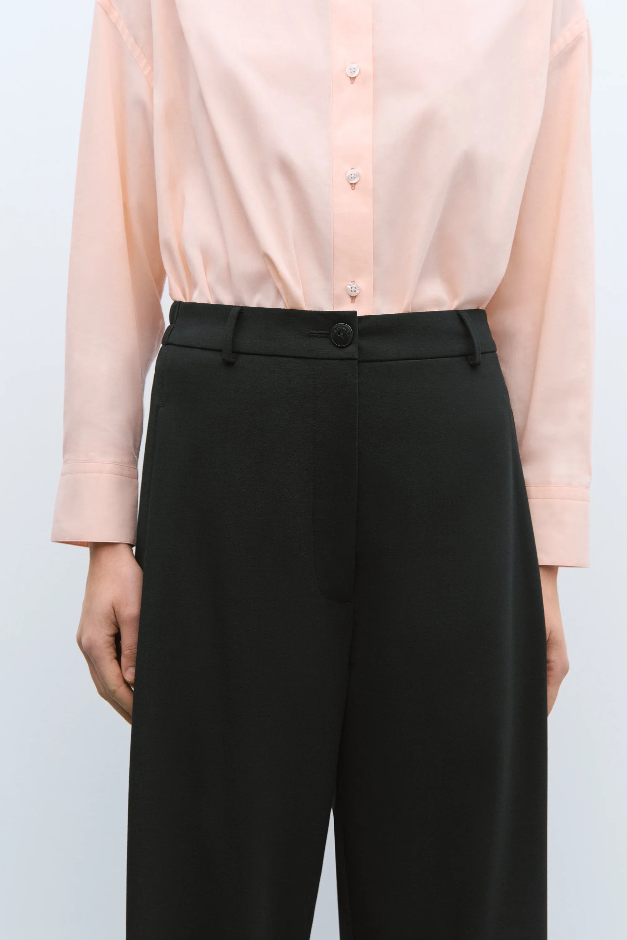 Wide Leg Pants // Black