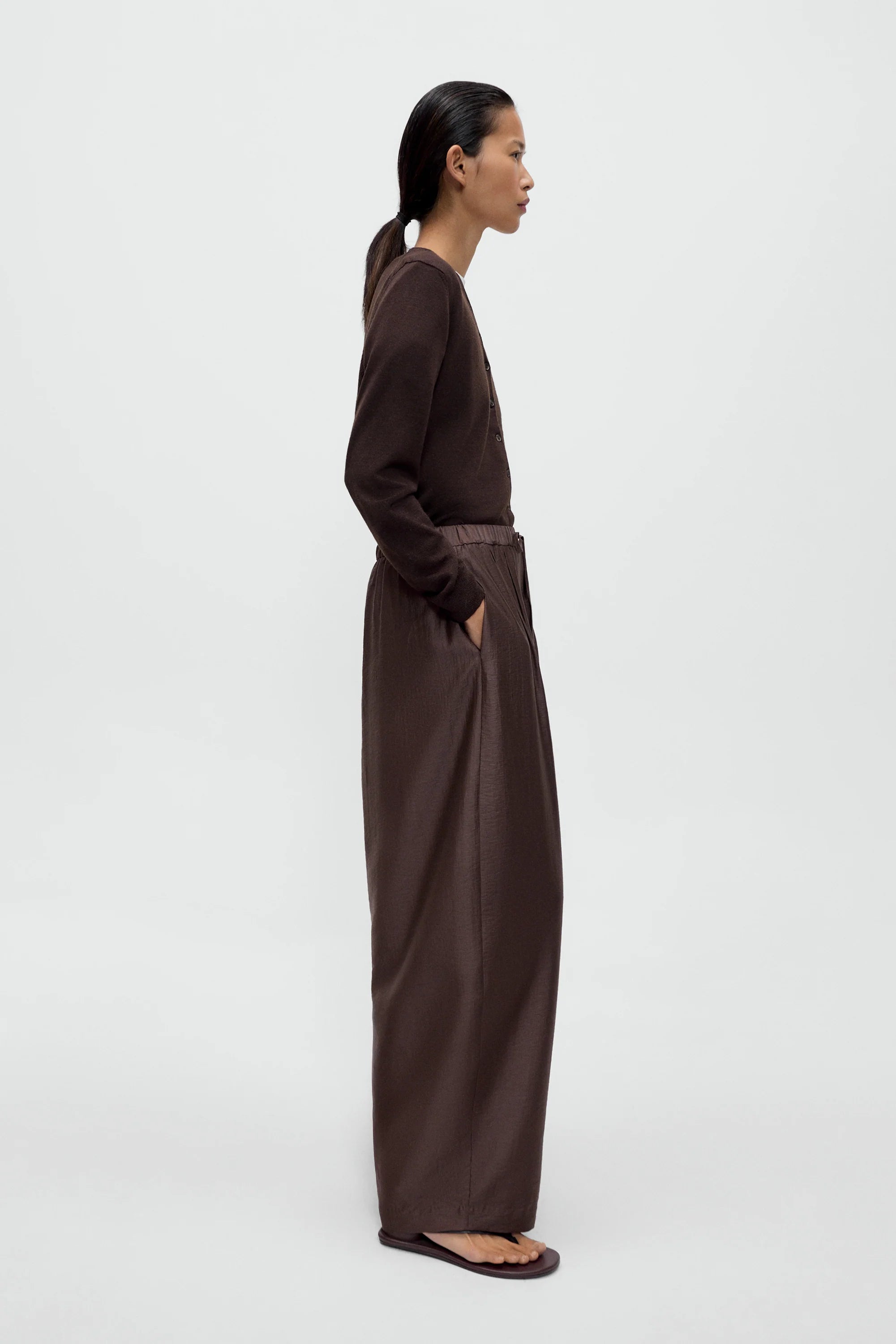Cordera Maxi Pants — Brown