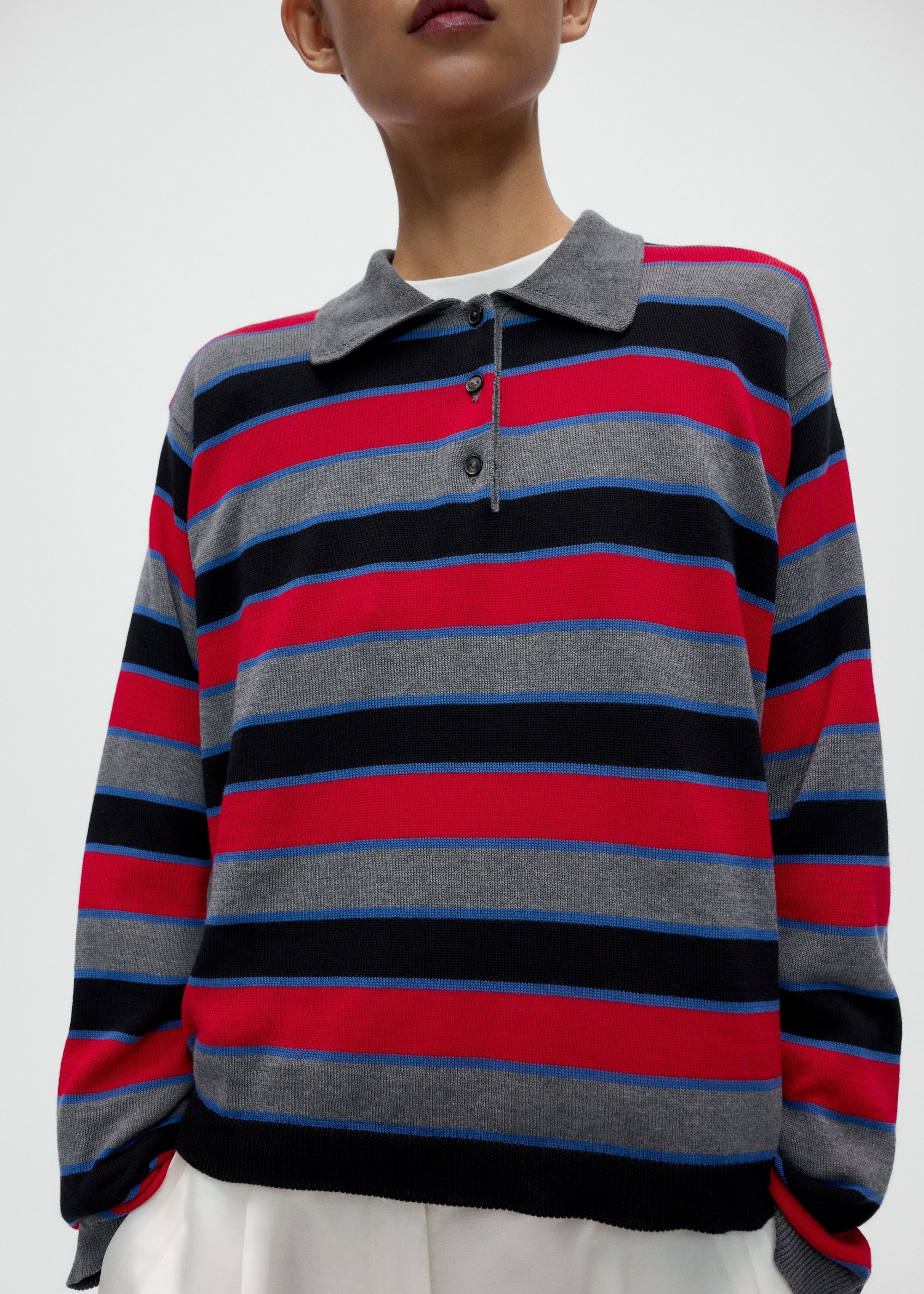 Organic Cotton Long Sleeve Polo