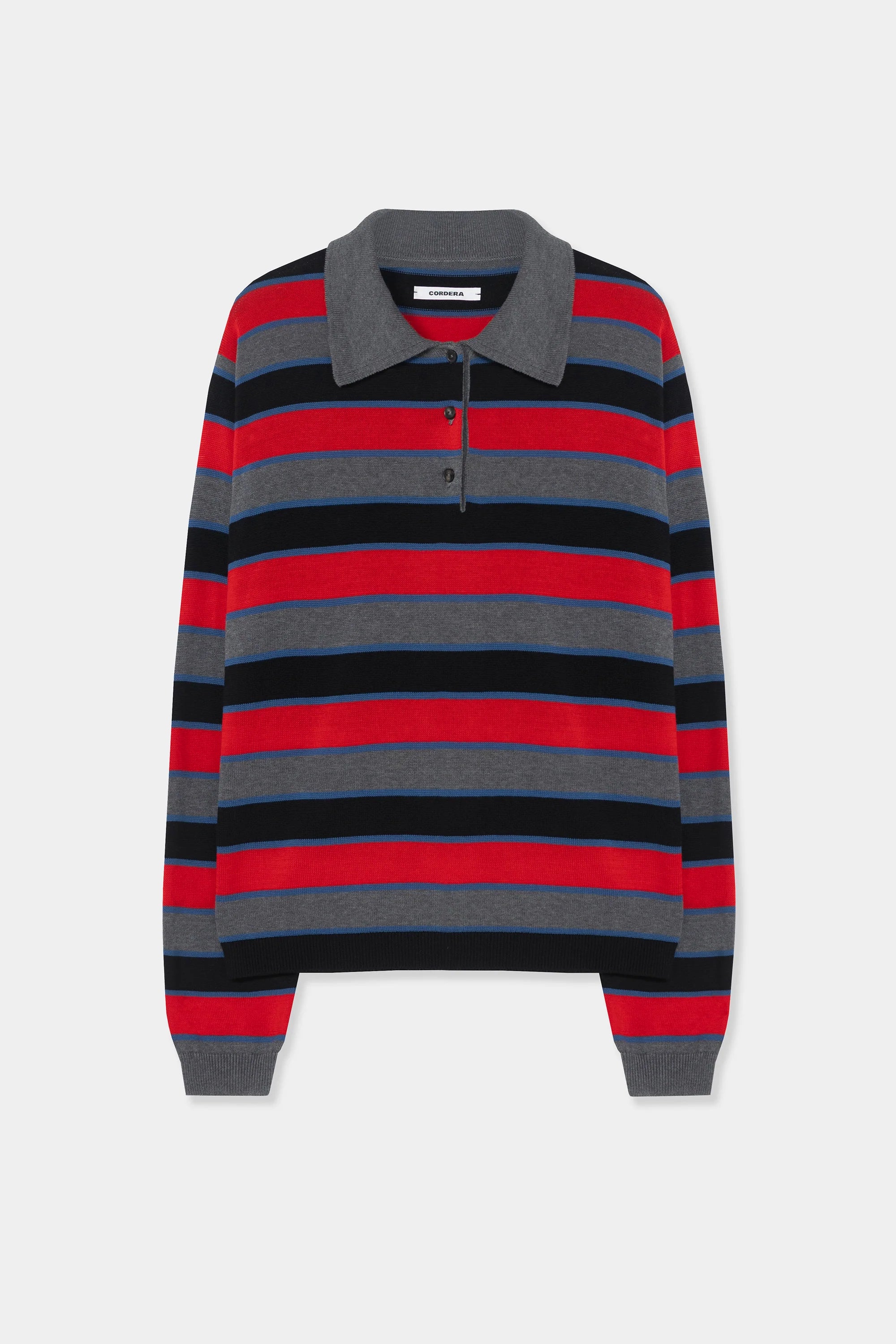 Organic Cotton Long Sleeve Polo