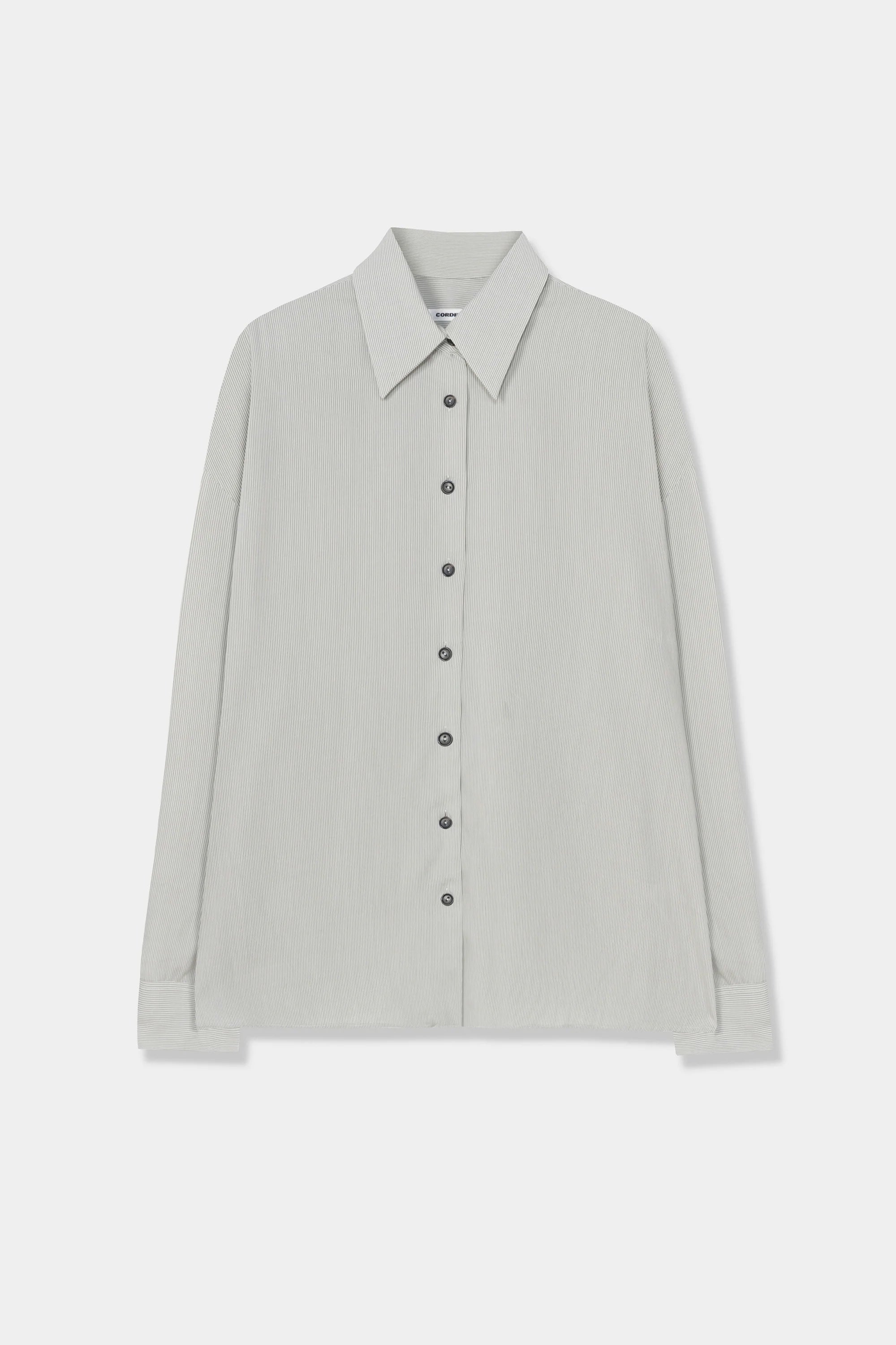 Cordera Pinstriped Oversized Shirt