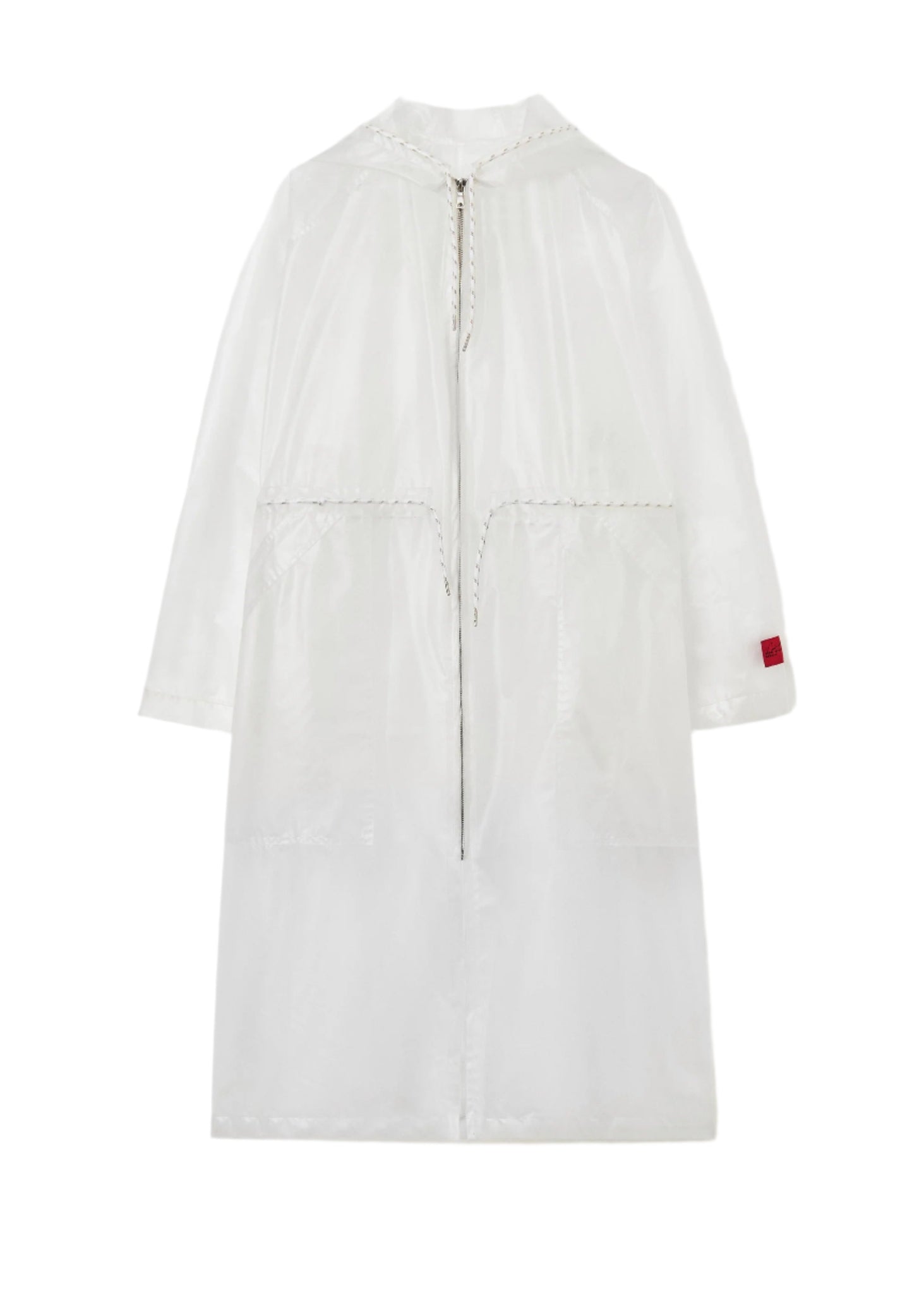 Sailing Hooded Raincoat Transparent