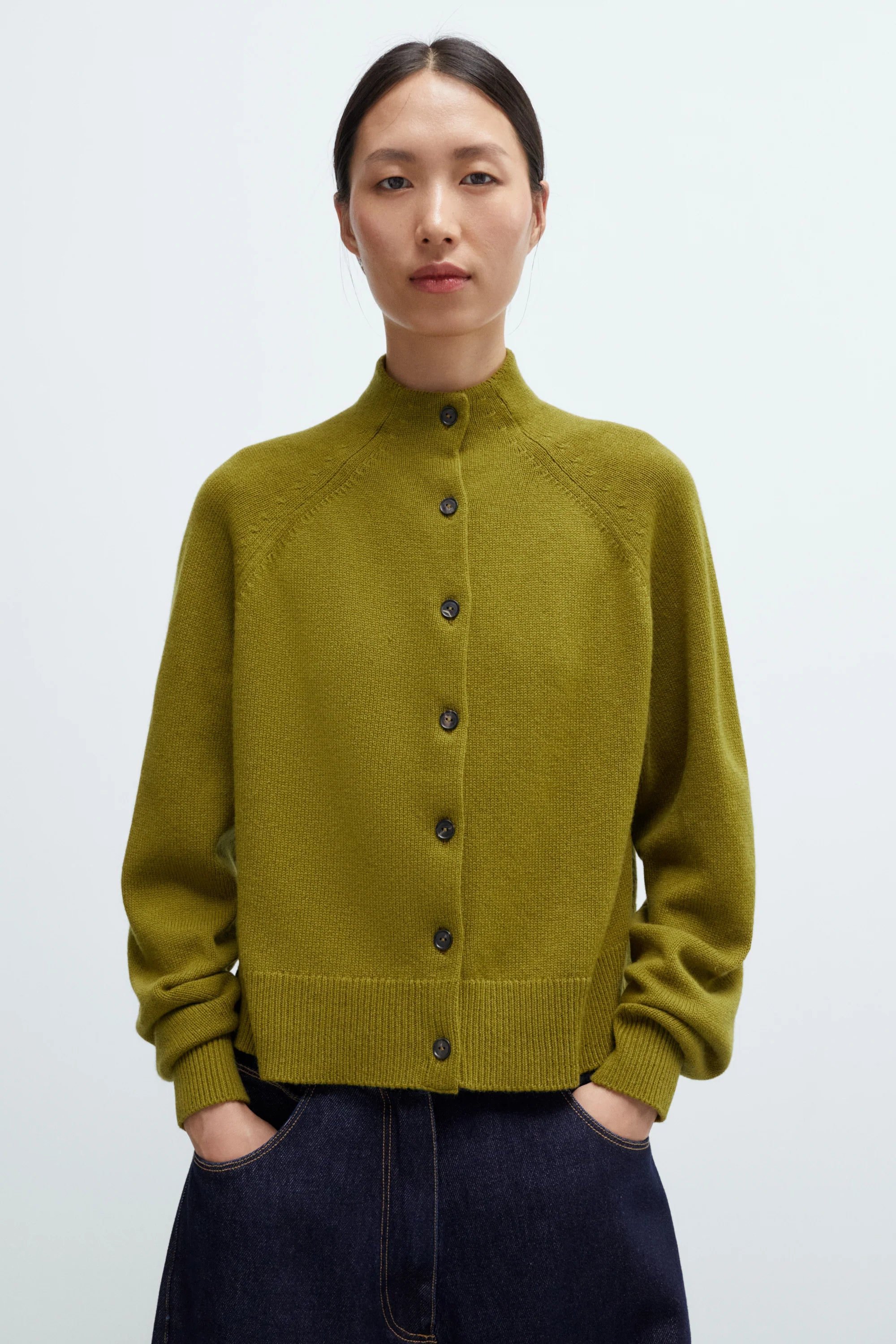 Merino Wool Perkins Cardigan // Woodbine