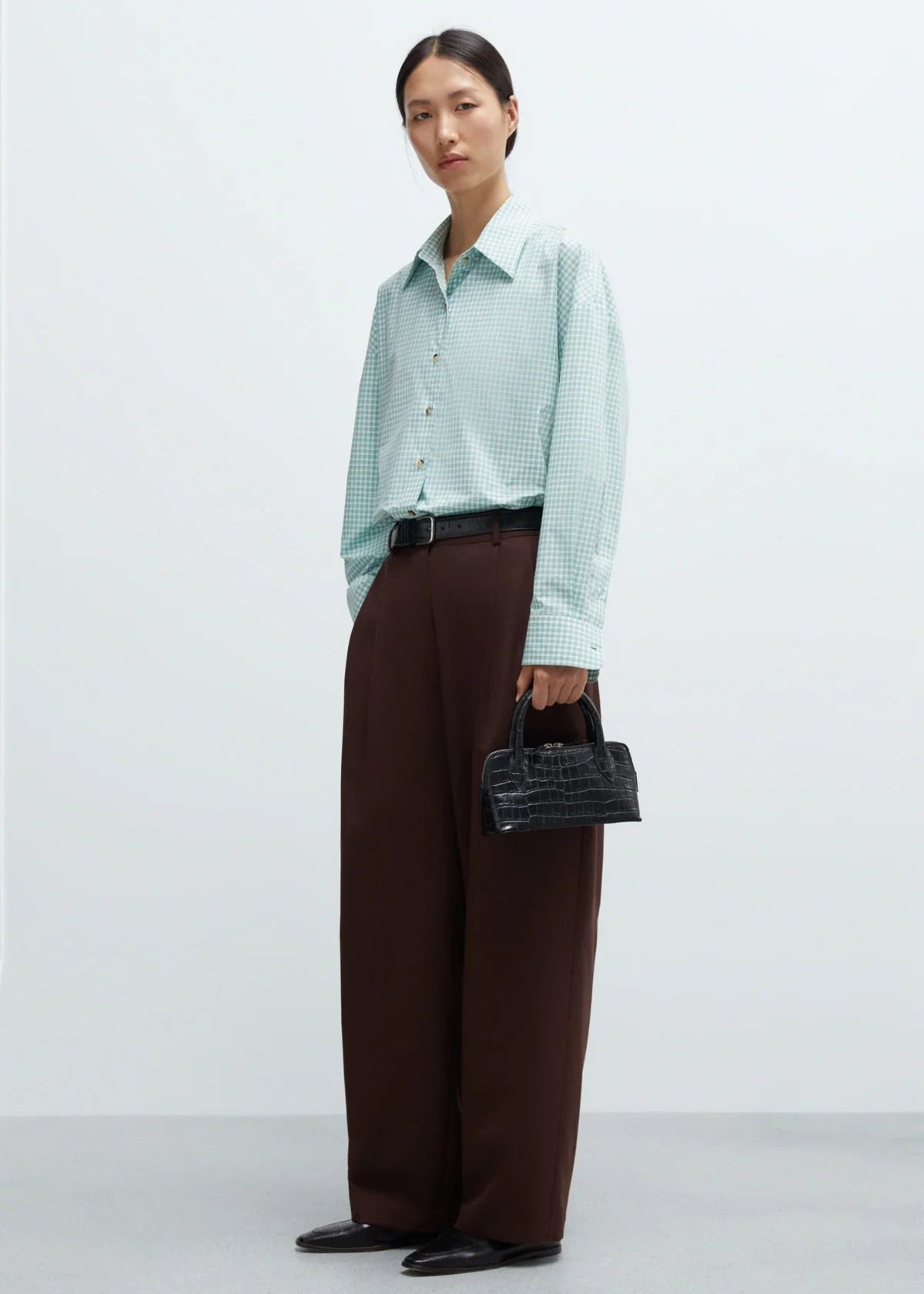 Tailored Masculine Pants // Burgundy