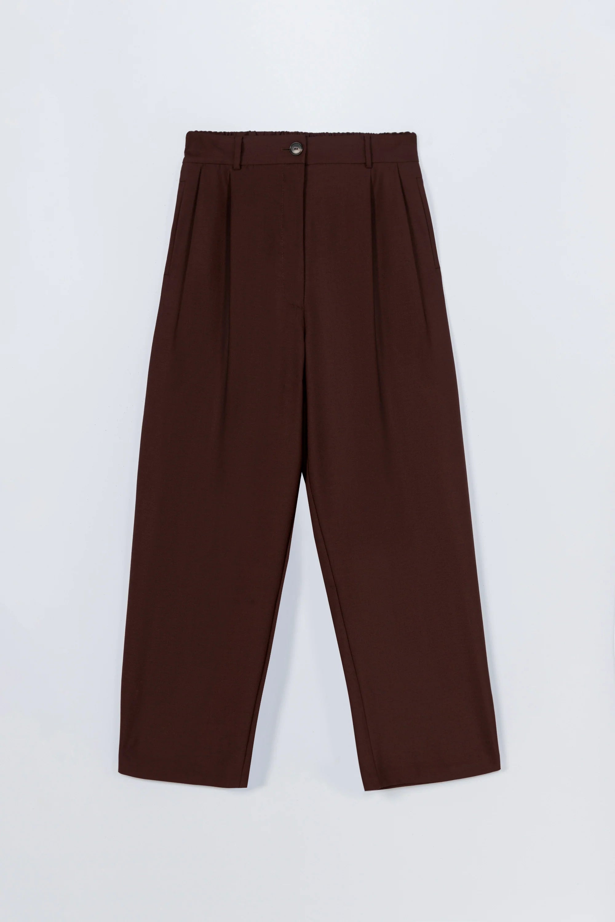 Tailored Masculine Pants // Burgundy
