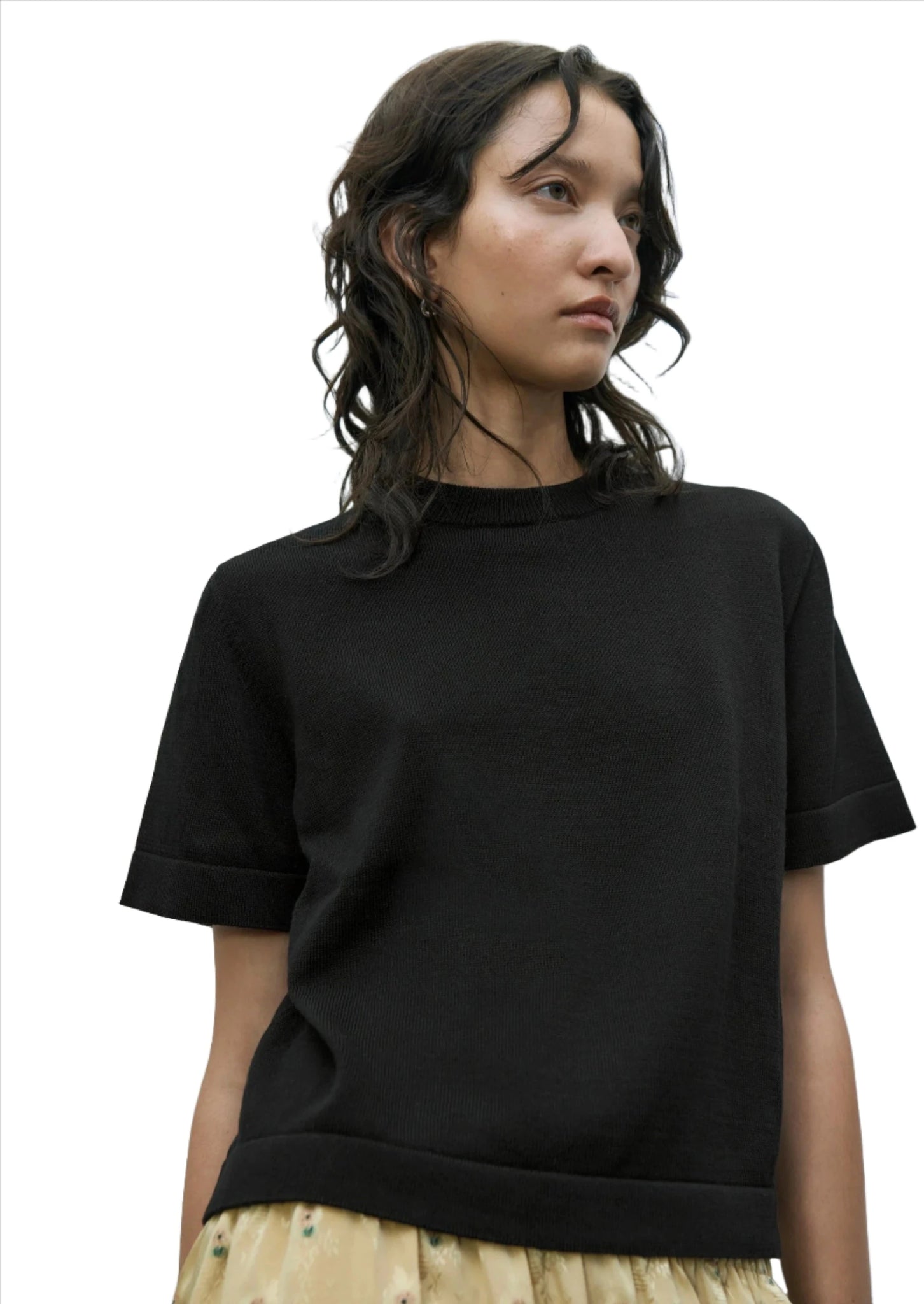 Organic Cotton T Shirt // Black