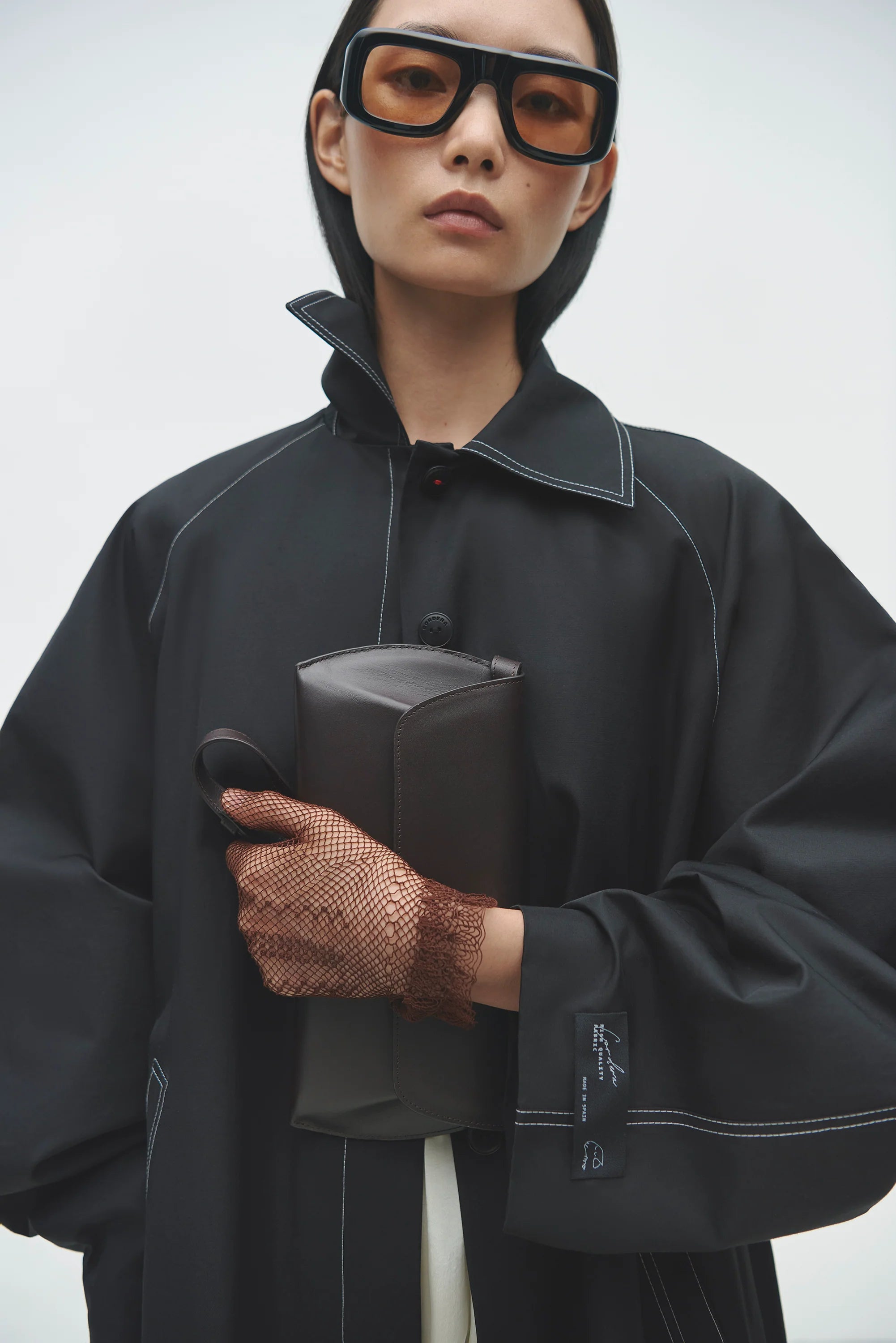Water Repellent Trench Coat // Black