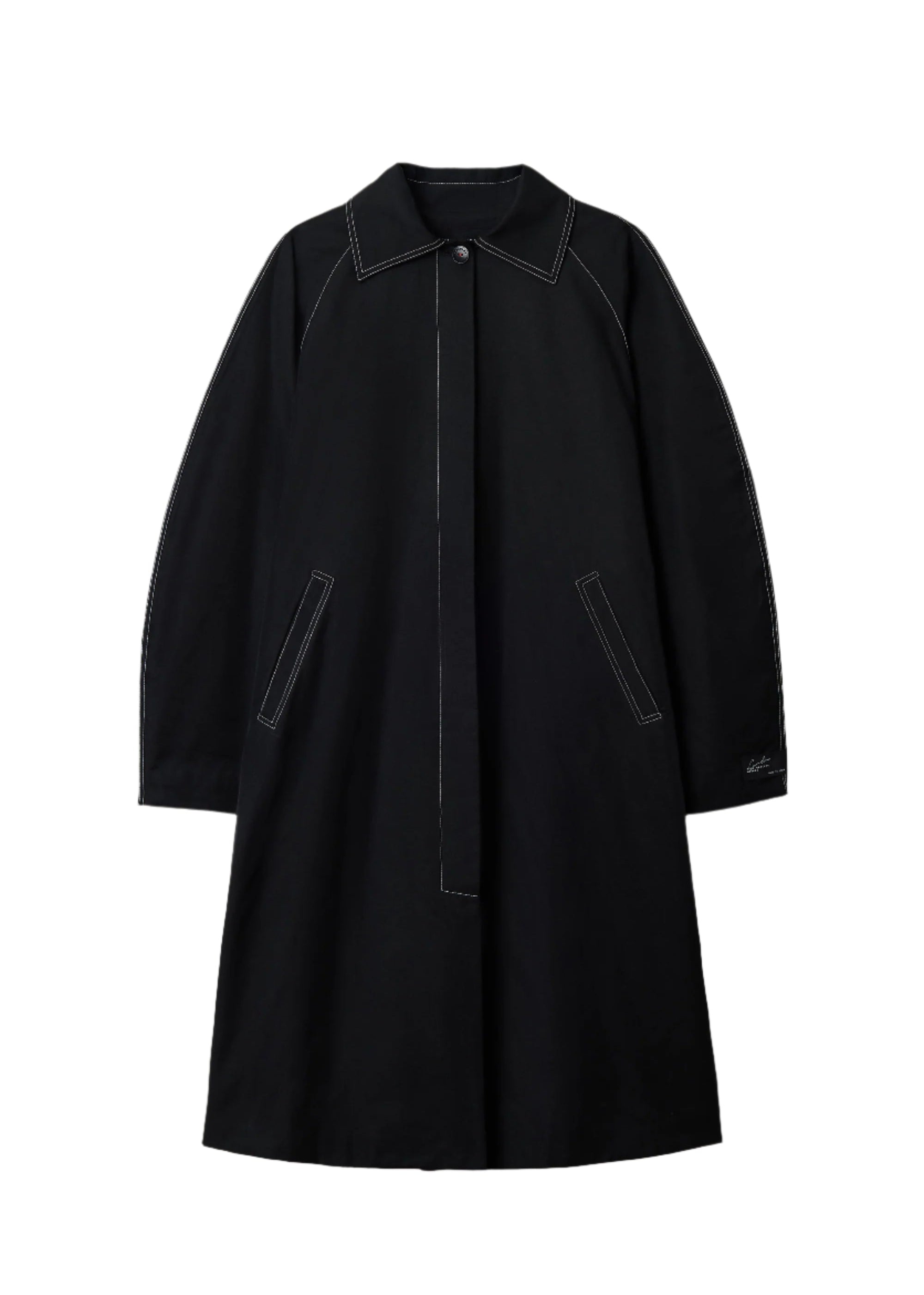 Water Repellent Trench Coat // Black