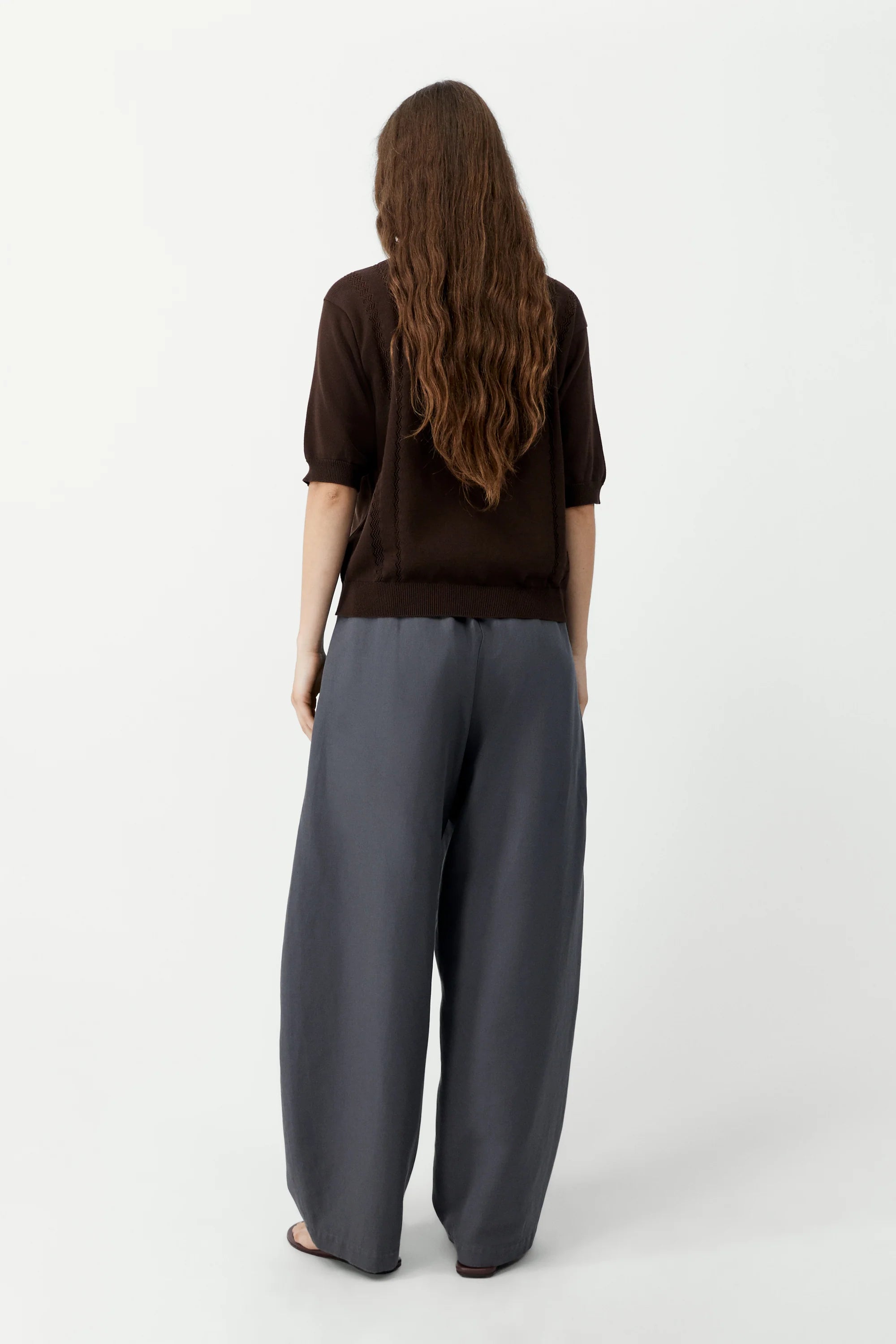 Cordera Organic Cotton Colorblock Polo — Brown
