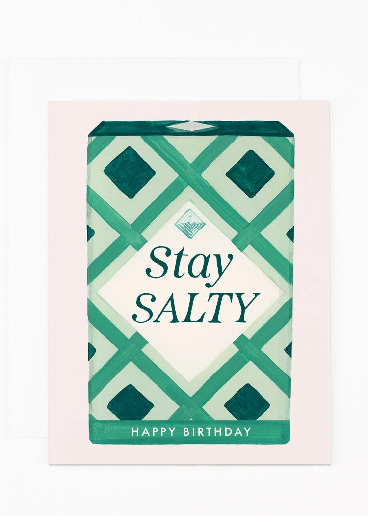 Stay Salty Birthday // Greeting Card