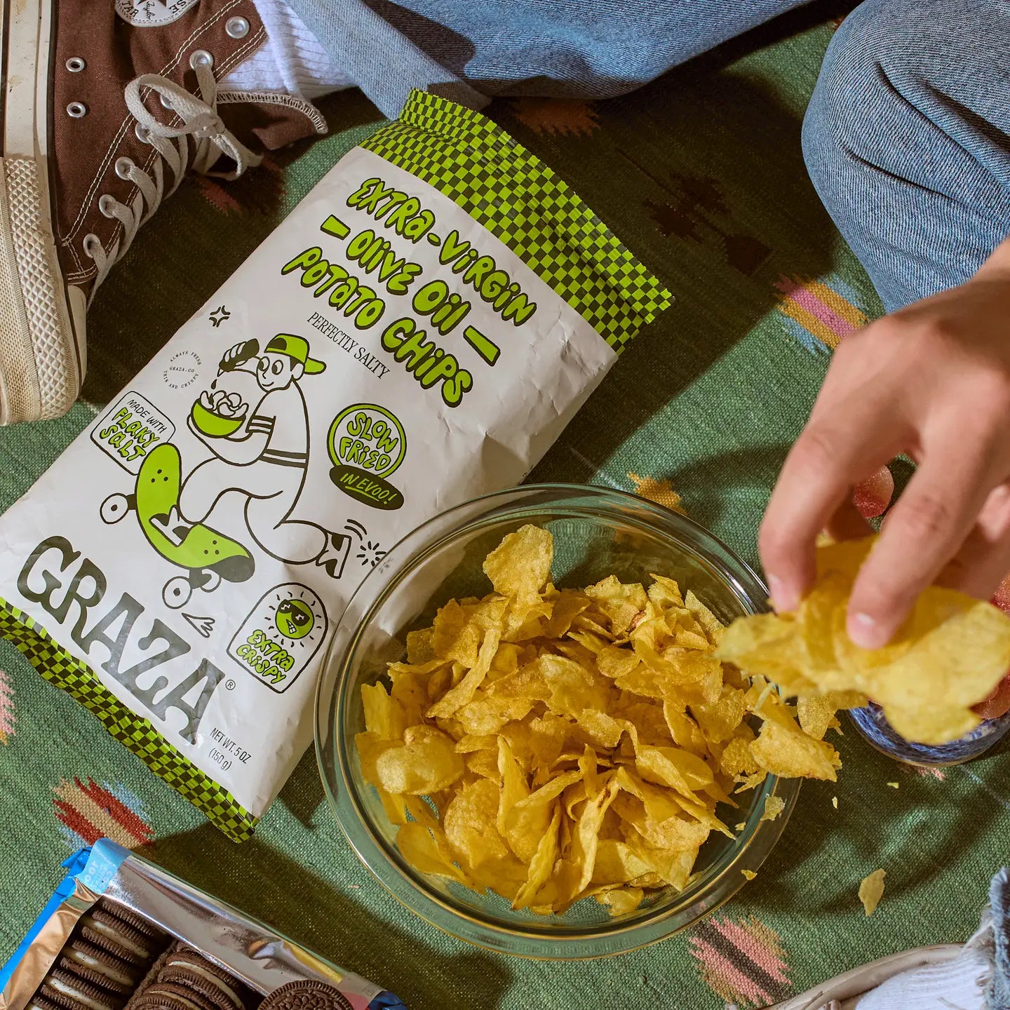 Graza's Perfectly Salty Chips Fried in Evoo // *Available for In-Store Pick Up Only