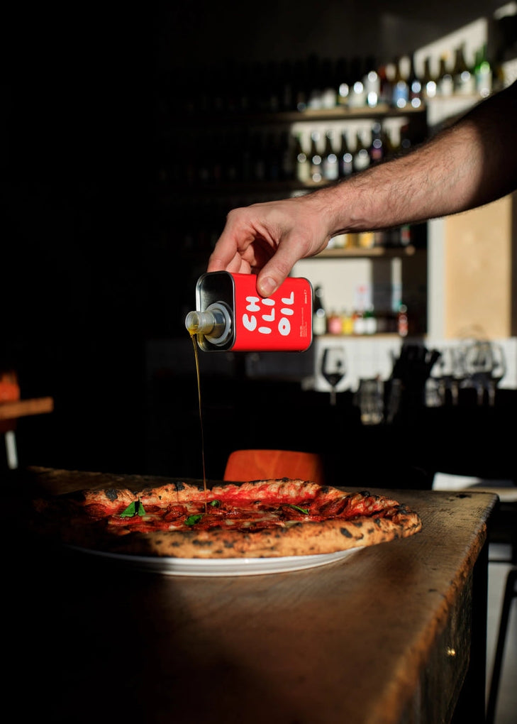 Organic Tuscan Chili Oil // Pizza Condiment