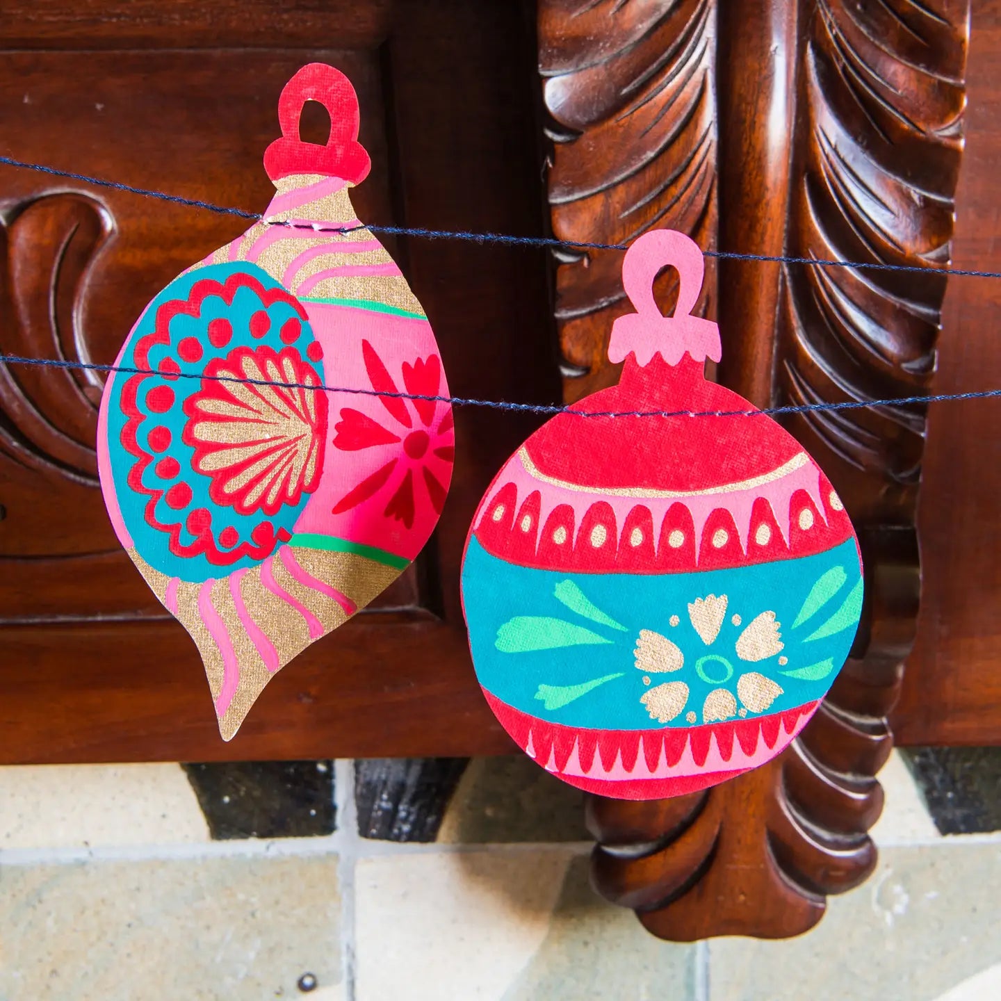 Baubles // Sewn Garland