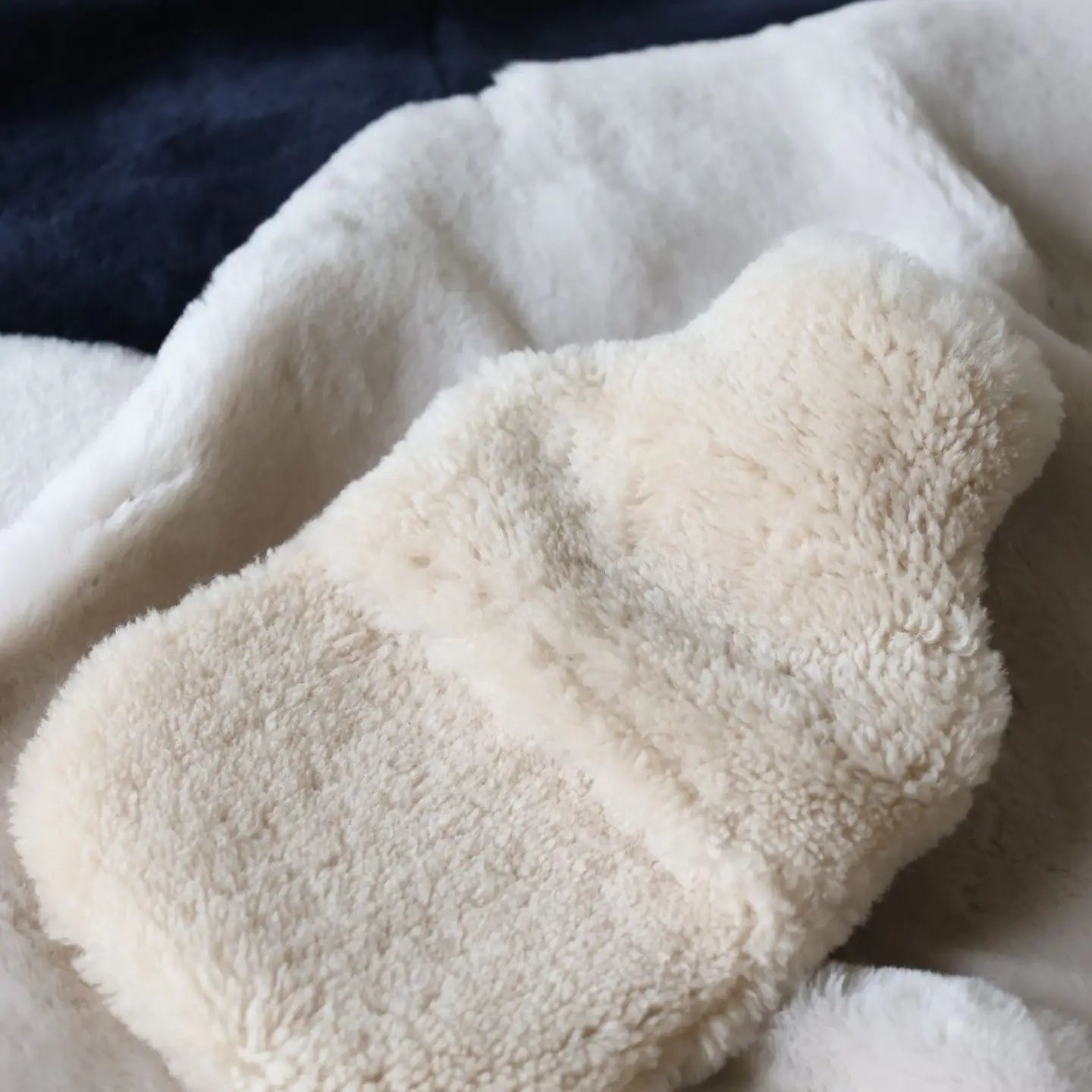 Hot Water Bottle Cover // Moonlight Cream