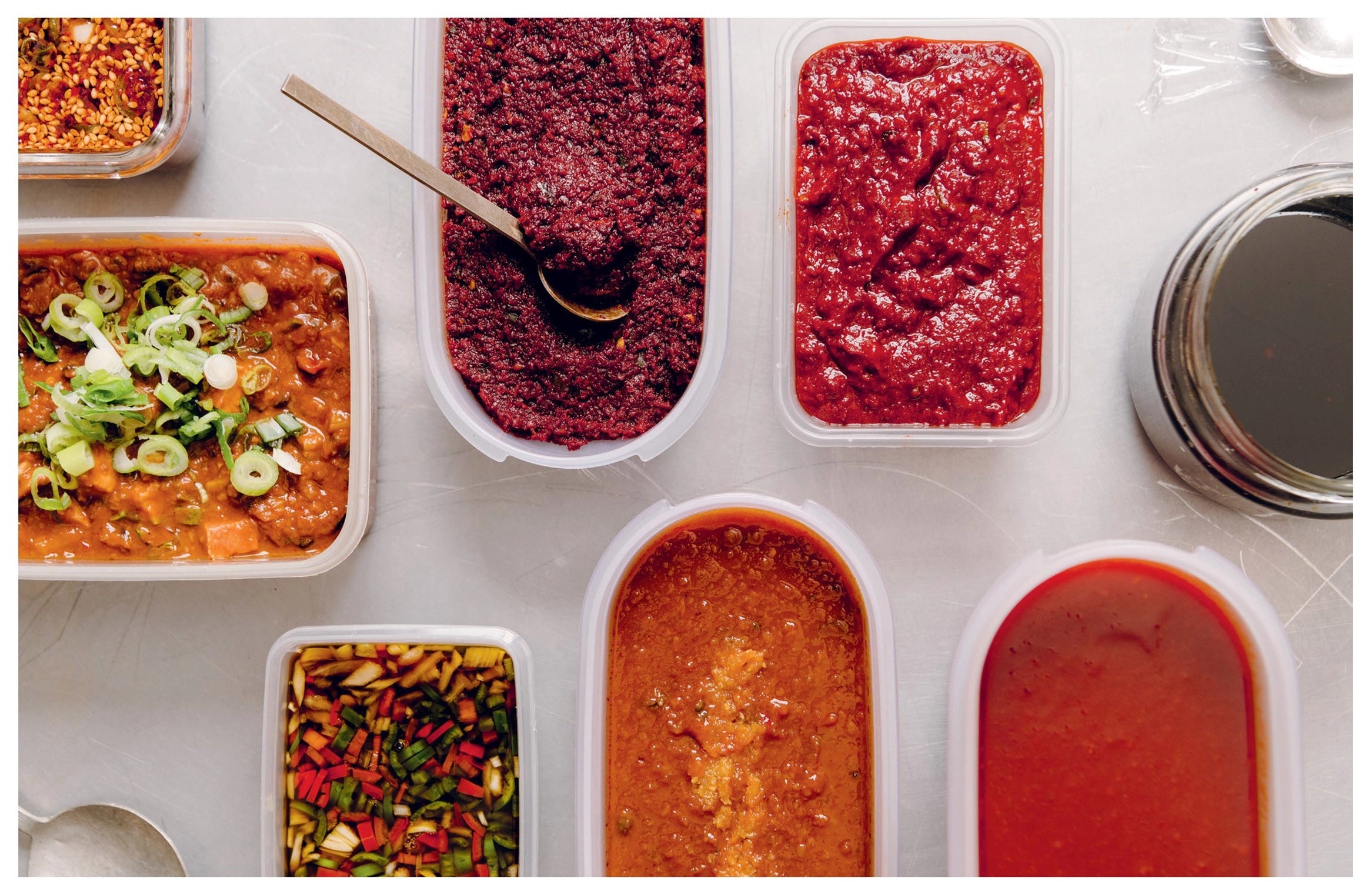 various dishes