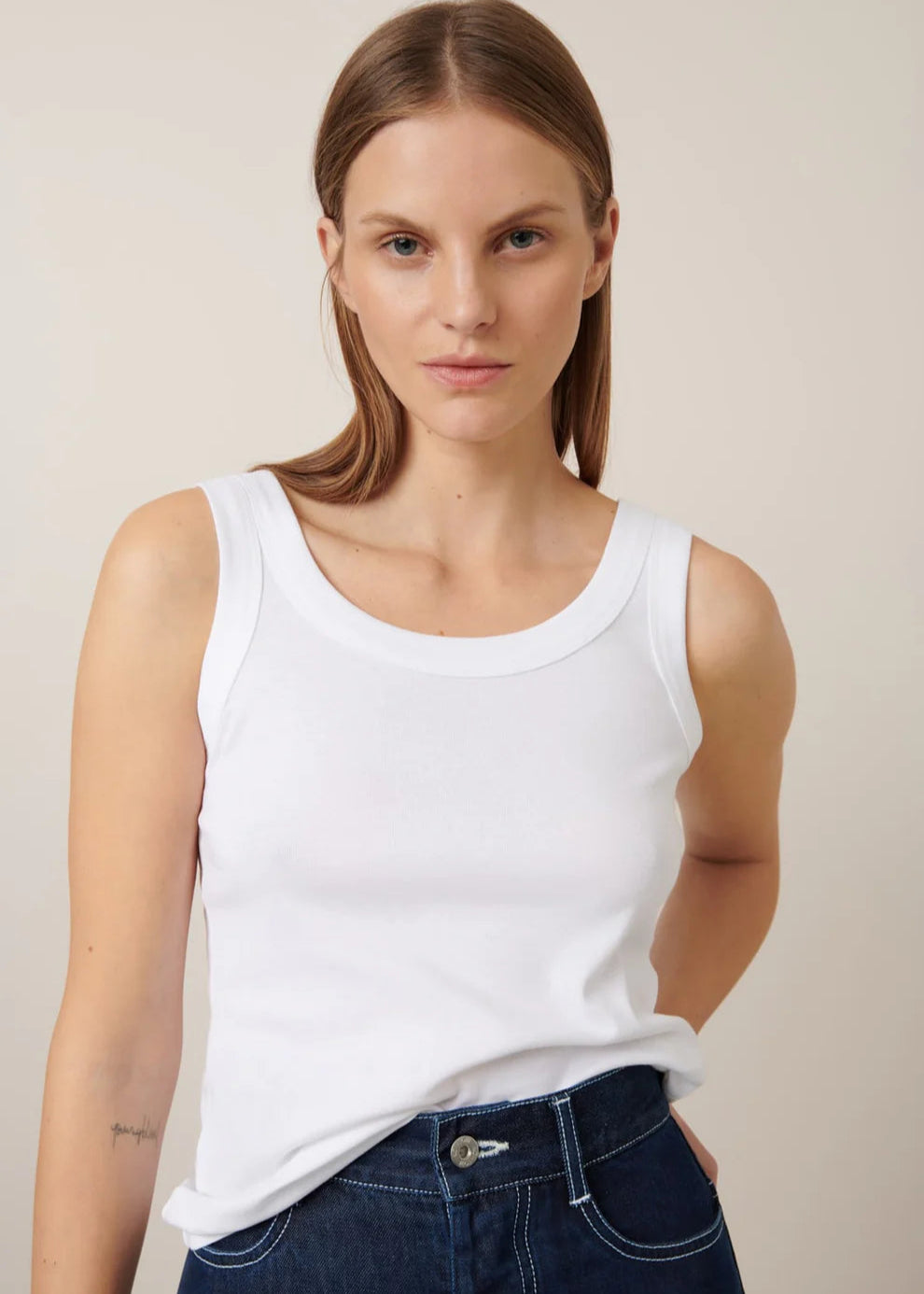 Everyday Singlet // White