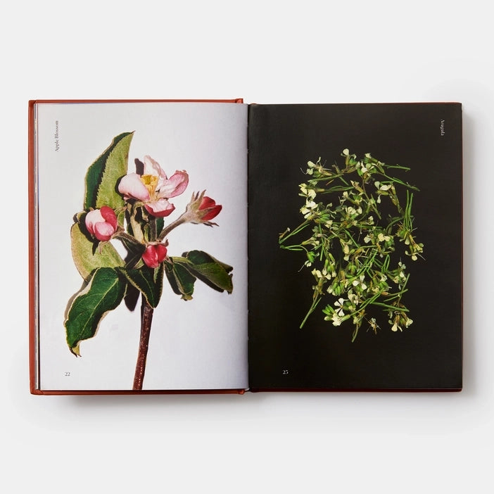 book containing flower photos