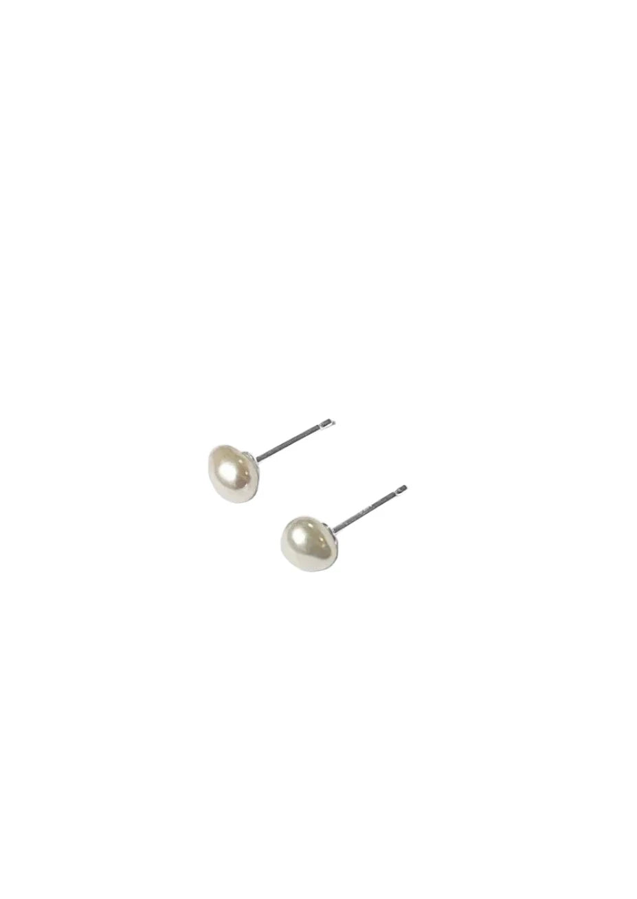 Keshi Pearl Earrings // 5mm