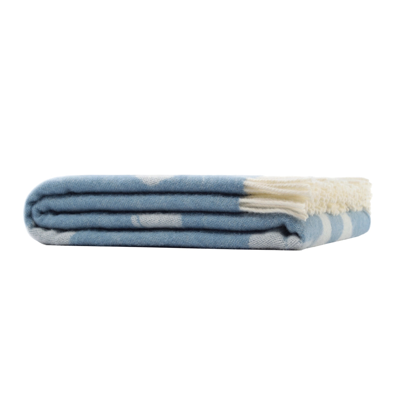Duck // Wool Cotton Blanket // Blue