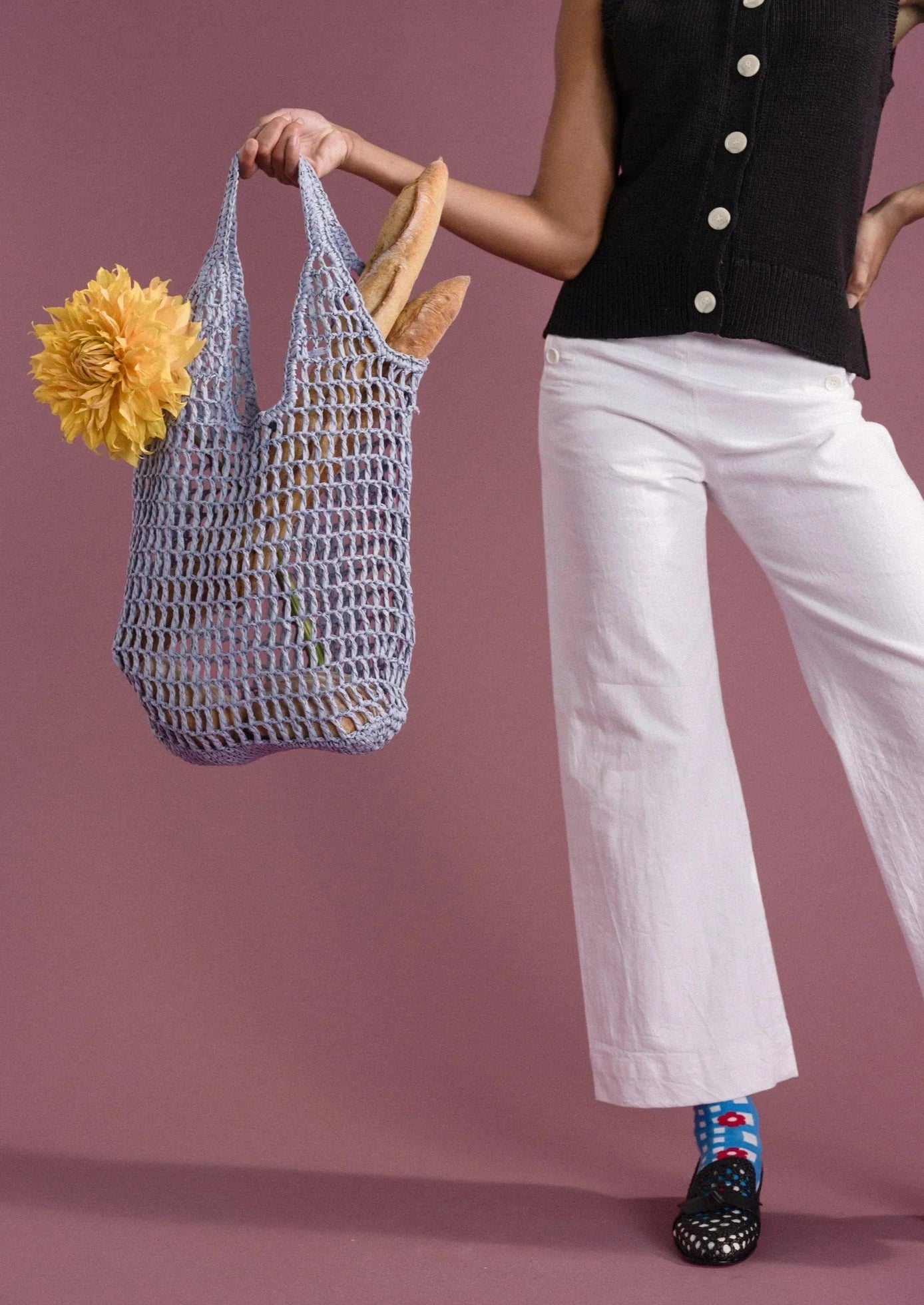 Crochet Bag // Fog