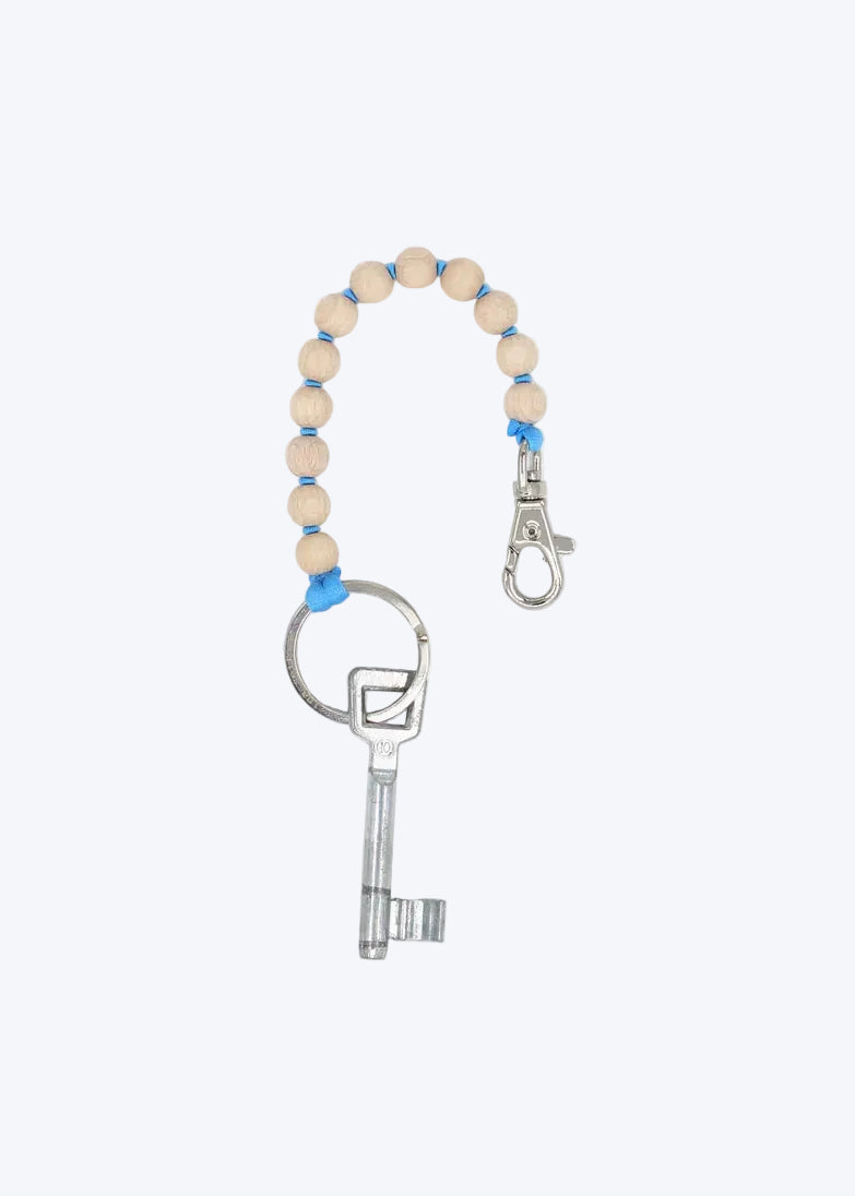 Ina Seifart Perlen Short Keychain – Natural Sky
