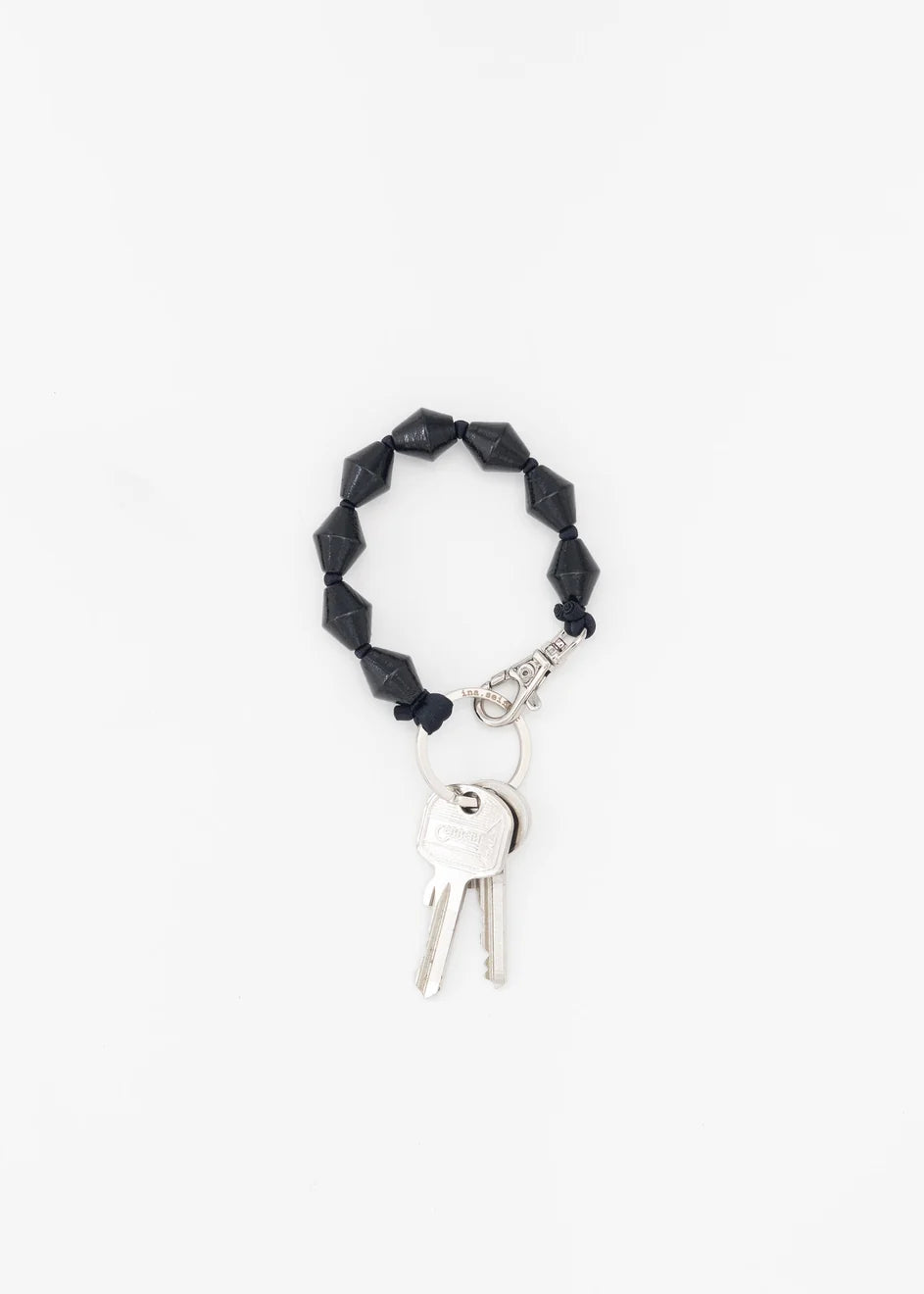 Ina Seifart Perlen Short Keychain – Zickzack Short Black