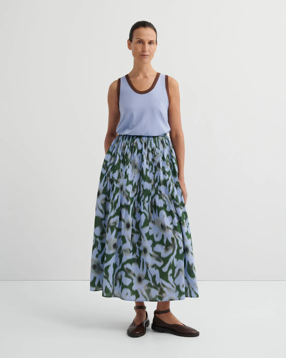 Kowtow Variation Singlet — Periwinkle