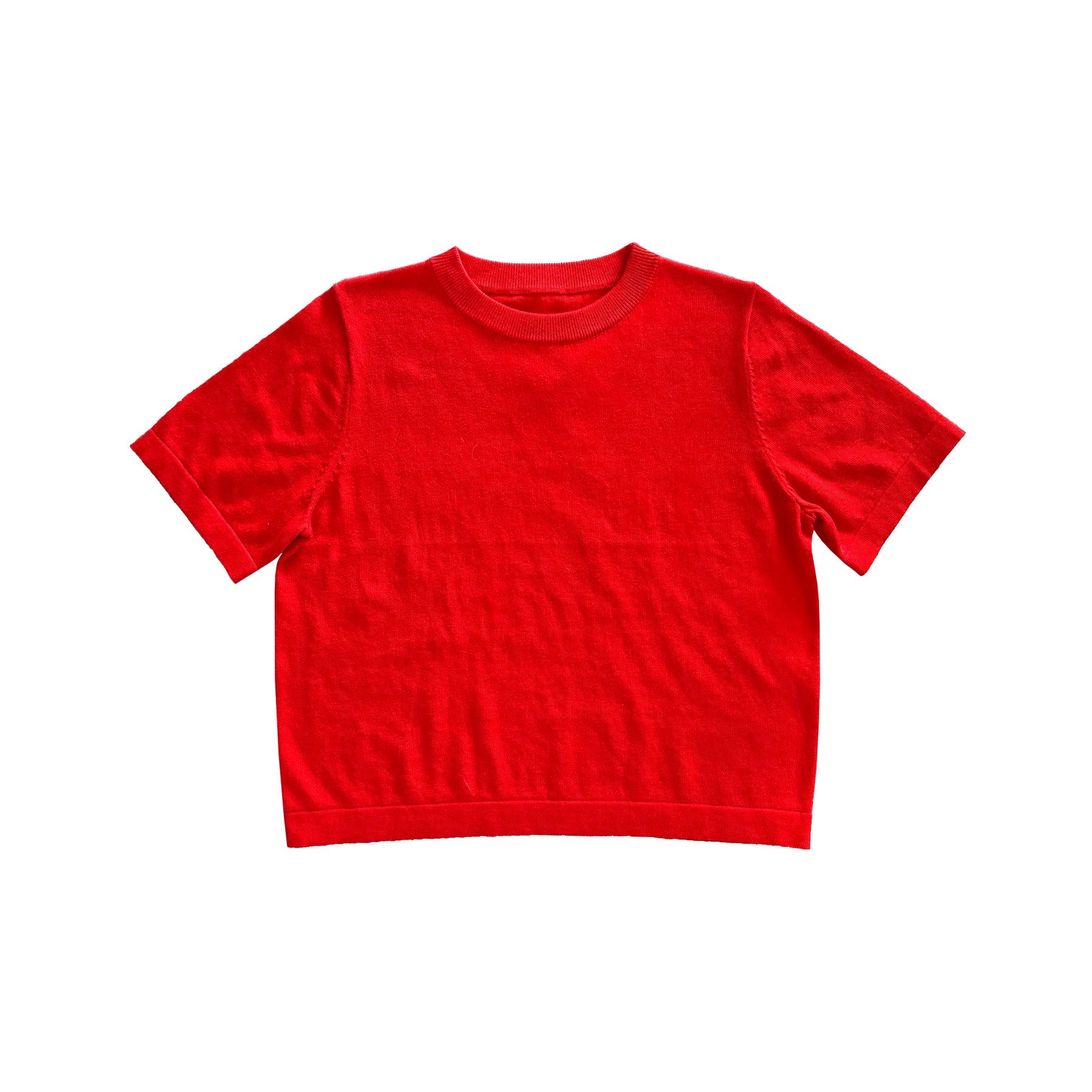 Knit Tee Shirt // Poppy