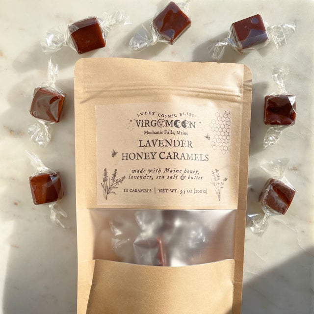 Lavender Honey Caramels