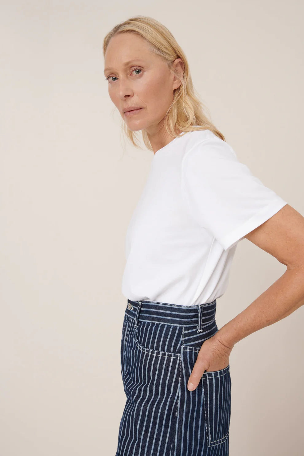 Sailor Jeans // Chalk Stripe