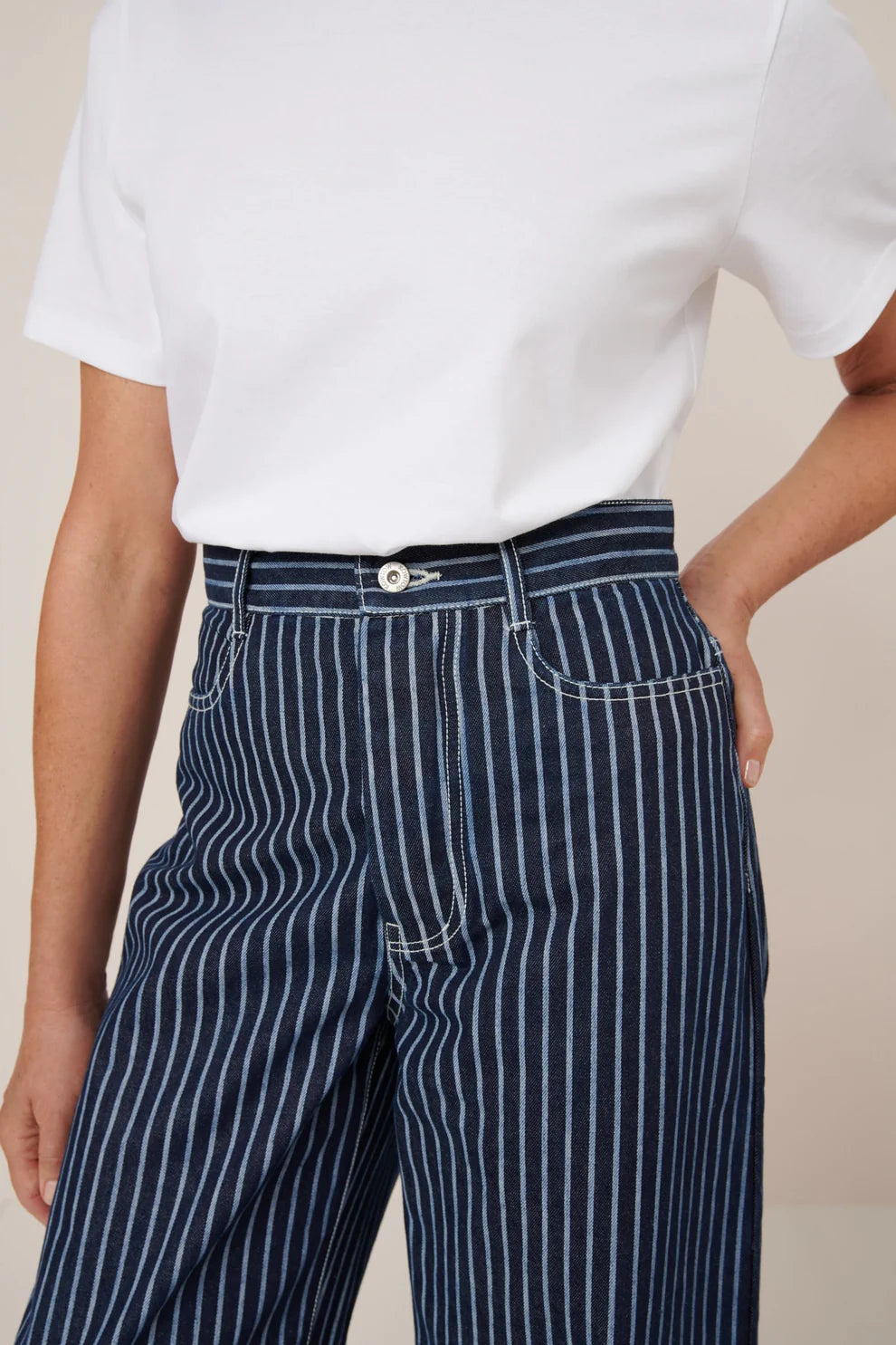 Sailor Jeans // Chalk Stripe