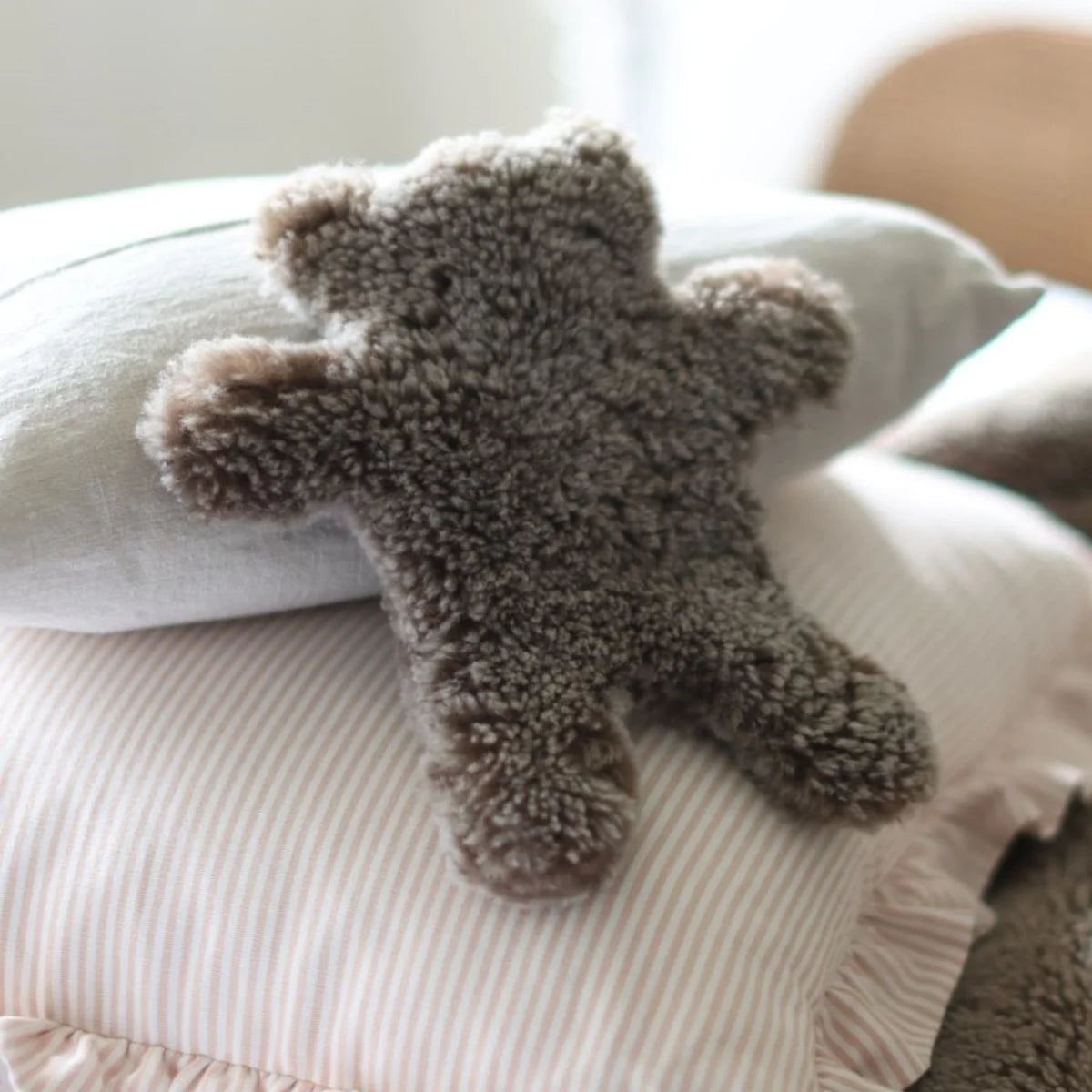 Hot Water Bottle Cover // Teddy Jr. // Taupe Brown