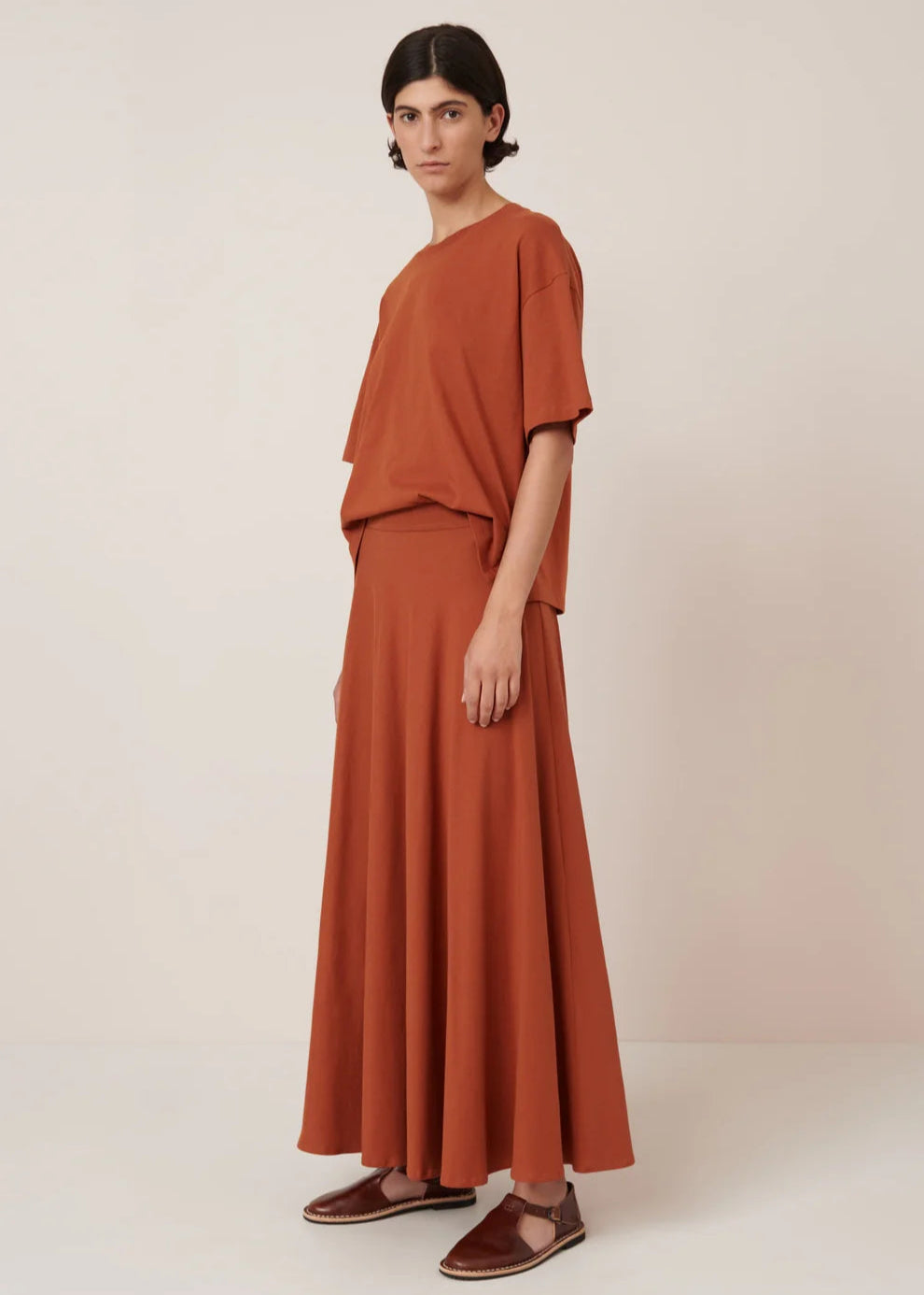 Sphere Skirt // Clay Red
