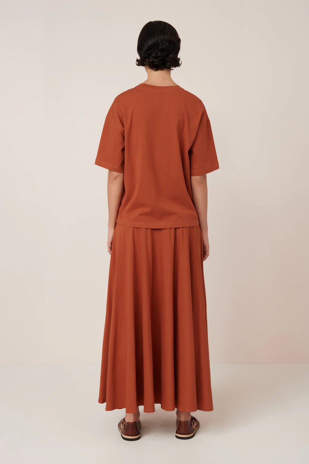 Sphere Skirt // Clay Red