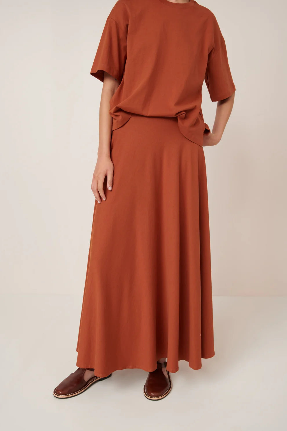 Sphere Skirt // Clay Red