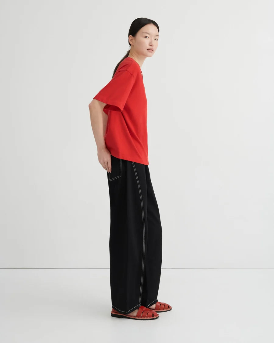Kowtow Unity Tee — Poppy Red