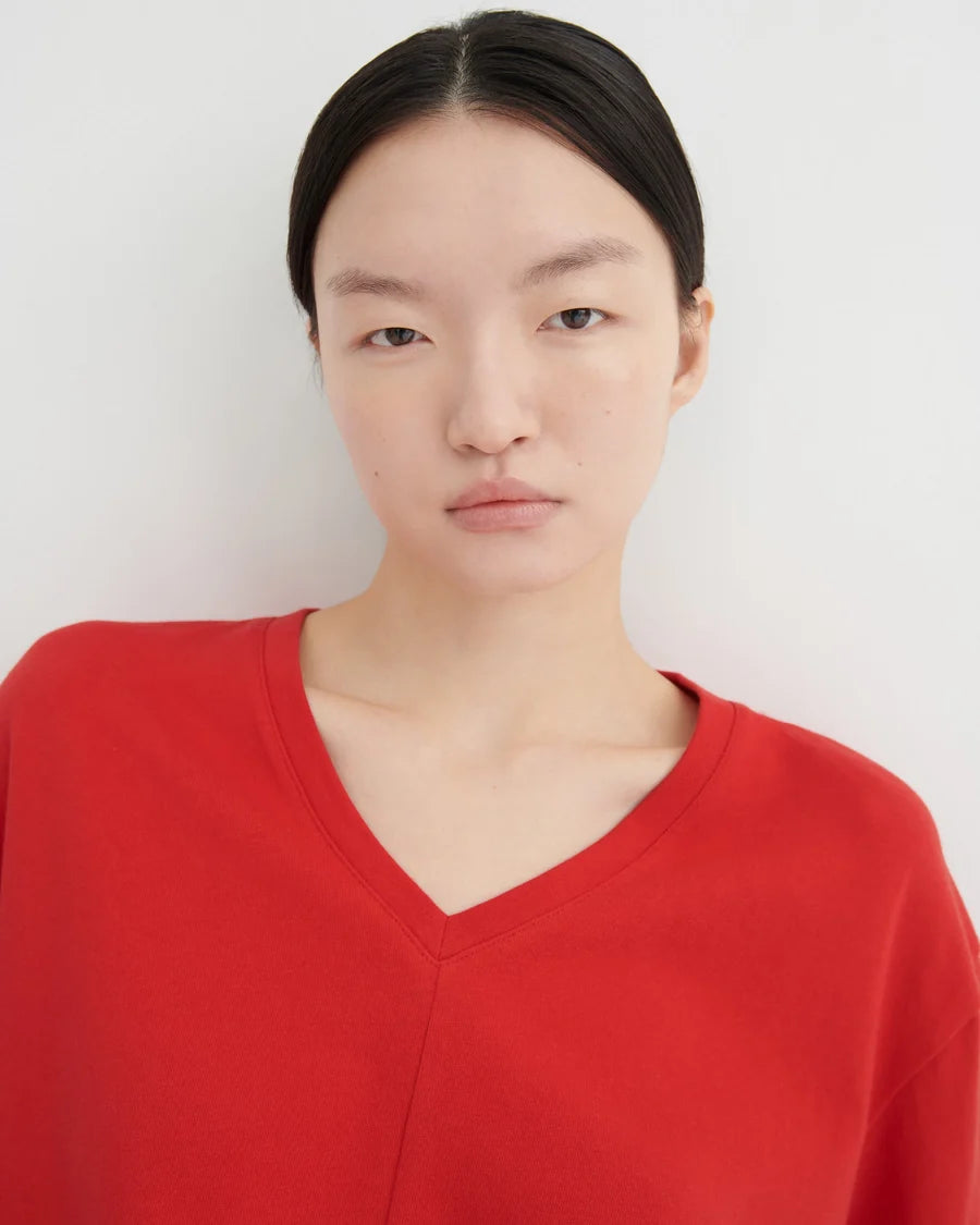 Kowtow Unity Tee — Poppy Red