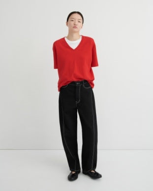Kowtow Unity Tee — Poppy Red