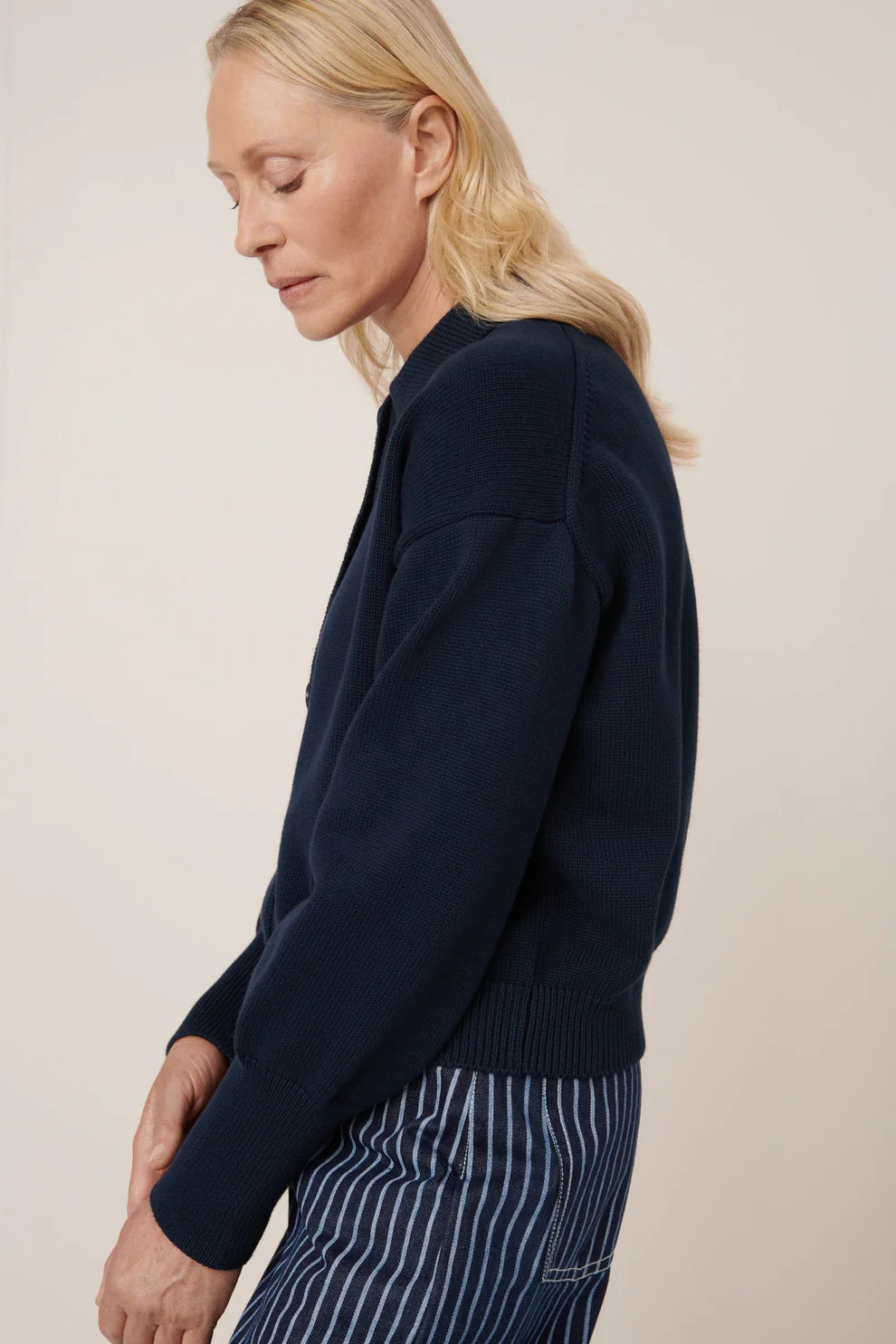 Utility Cardigan // Indigo