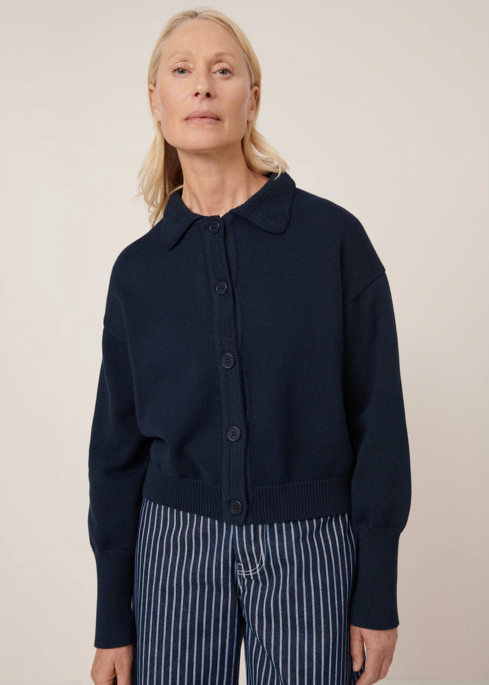 Utility Cardigan // Indigo