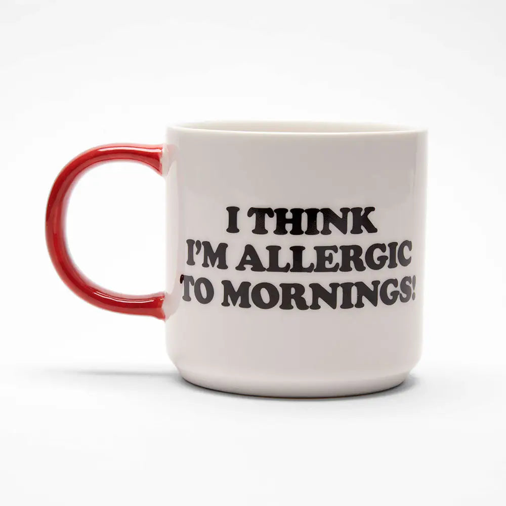Allergic to Mornings // Snoopy Mug
