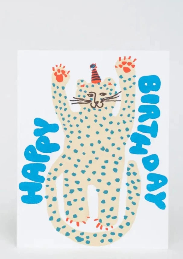 Party Cheetah // Card