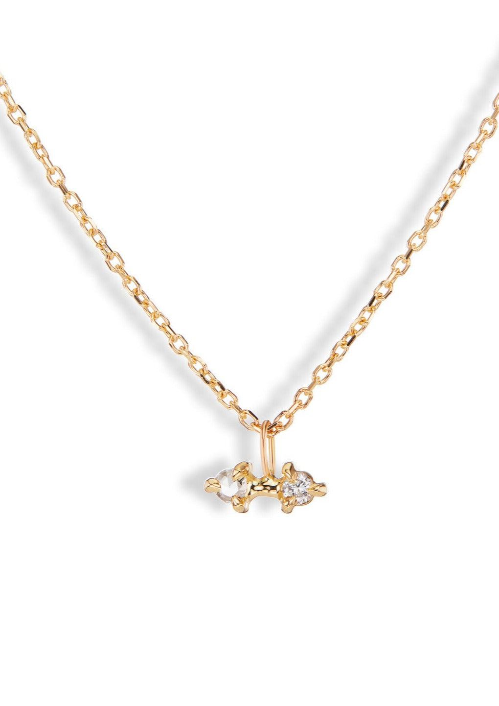 Sloane Necklace // Gold and Diamond