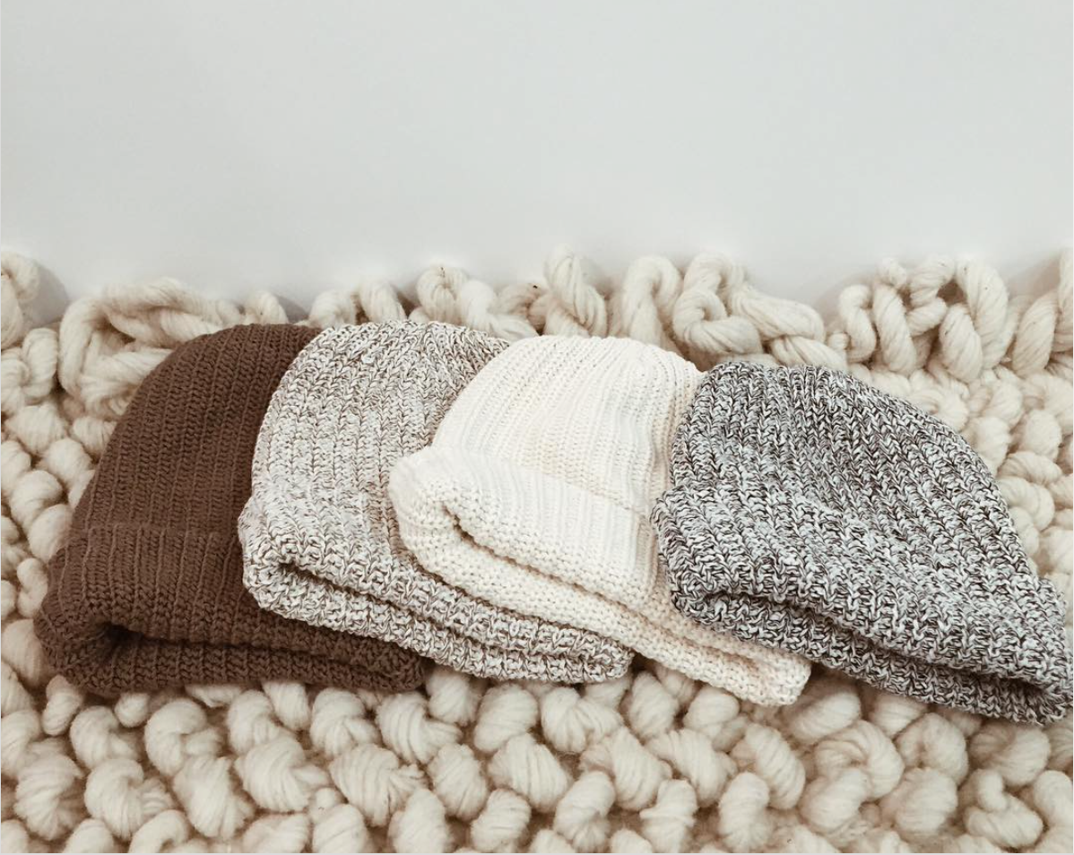 Solid Knit Hat // Multiple Colors