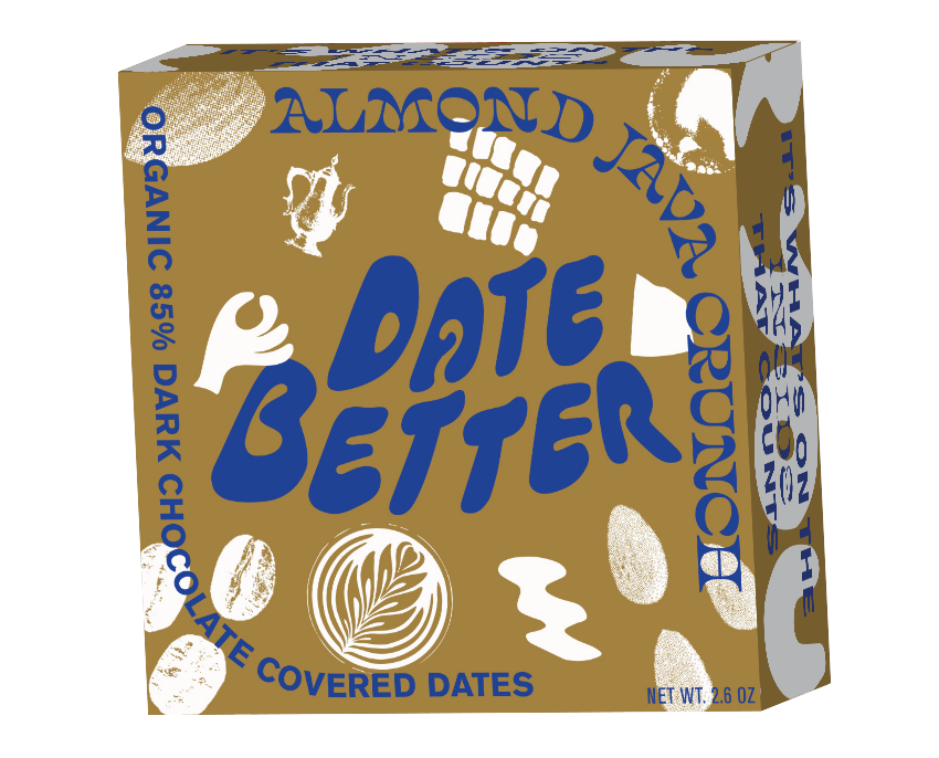 Almond Java Crunch // Chocolate Covered Dates