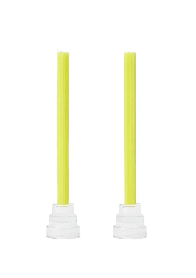 Taper Candles // Set of 2 // Neon