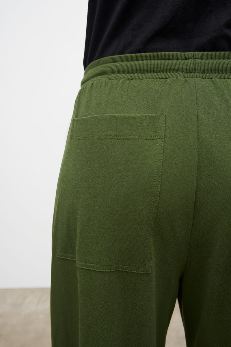 Wide Leg Pant // Deep Green